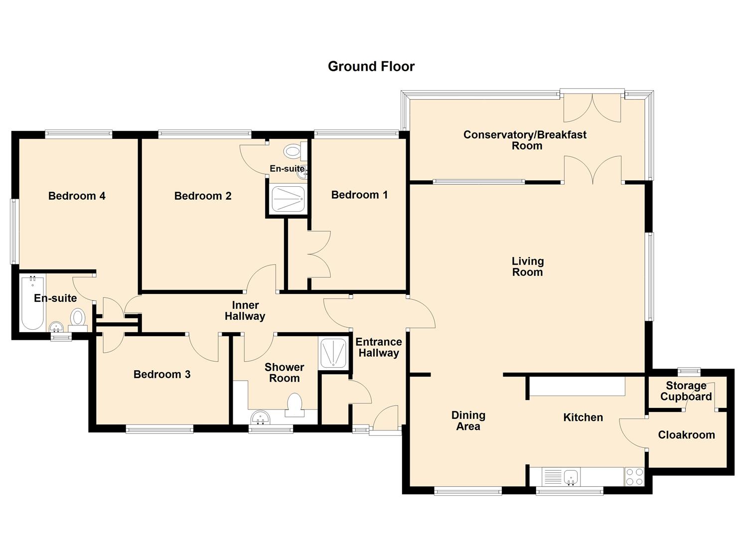 Swyndwr, Maesycrugiau, Maesycrugiau Pencader floorplan