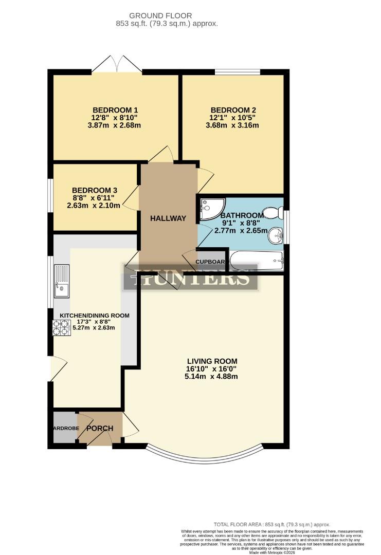 14, Ribston Close, Scunthorpe floorplan