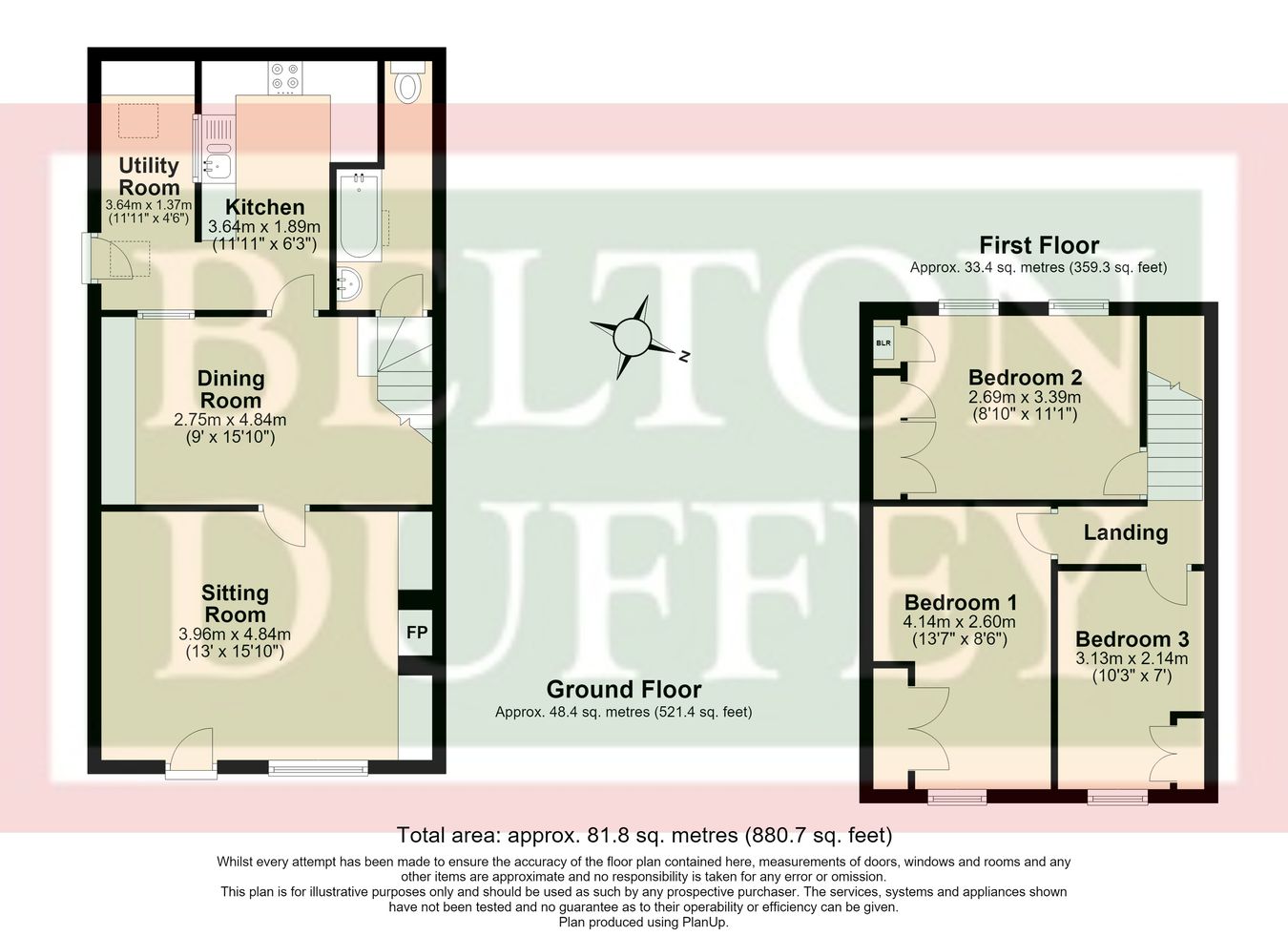 4, Quaker Lane, Fakenham floorplan