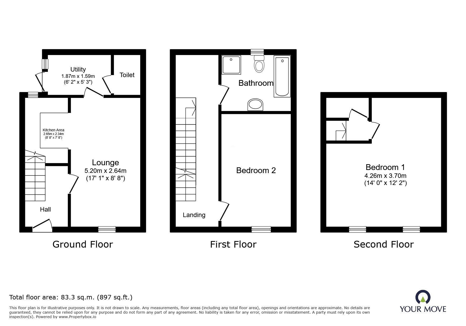 6, Spire Close, Kent floorplan