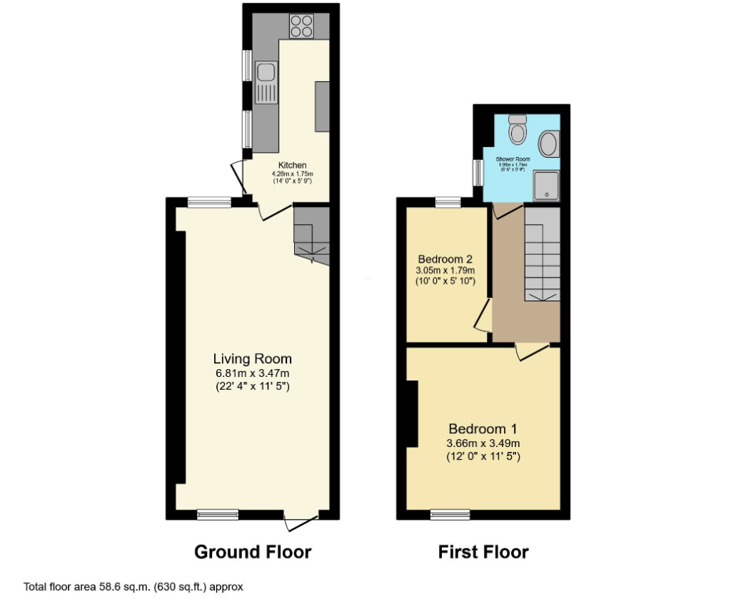 309, Baddow Road, Great Baddow, Chelmsford floorplan