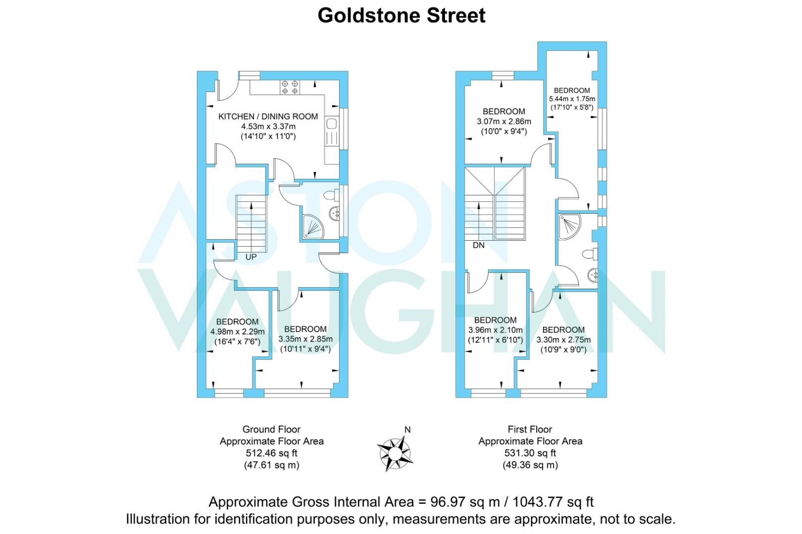 6A Goldstone Street, Hove, East Sussex floorplan