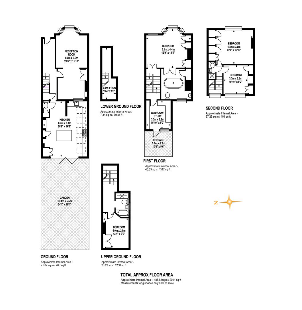 40, Shenley Road, London floorplan
