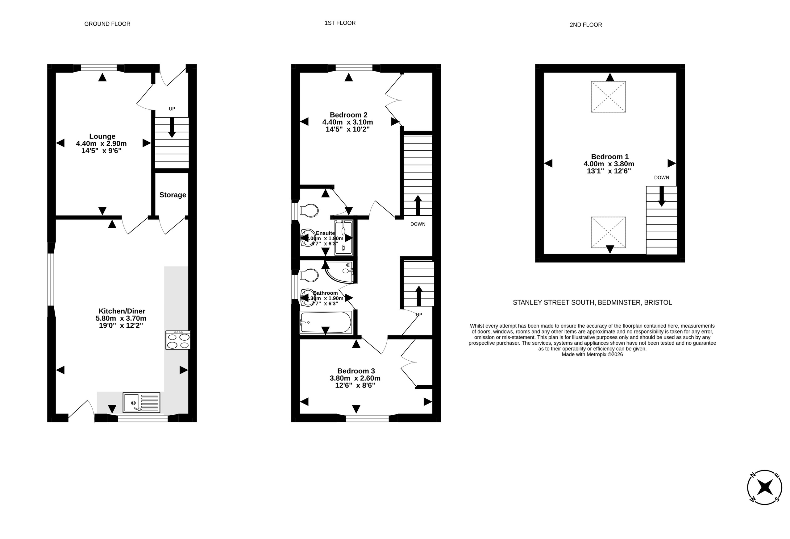 39 Stanley Street South, Bristol floorplan