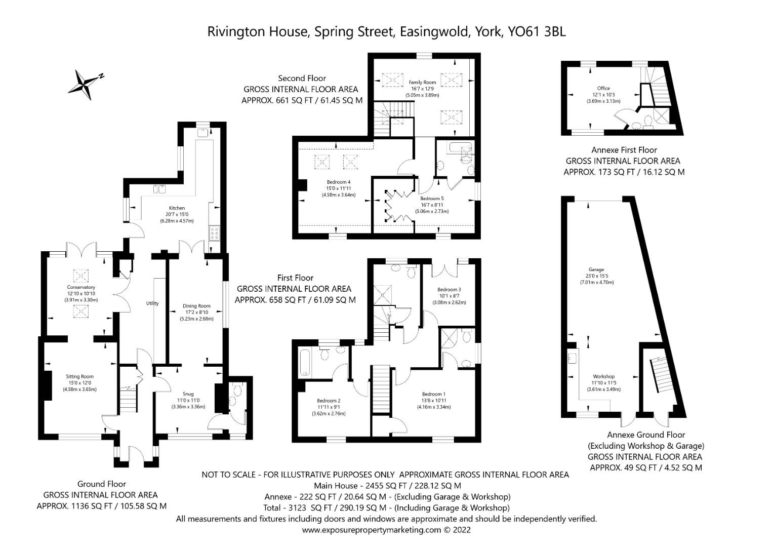 Rivington House, Spring Street, Easingwold floorplan