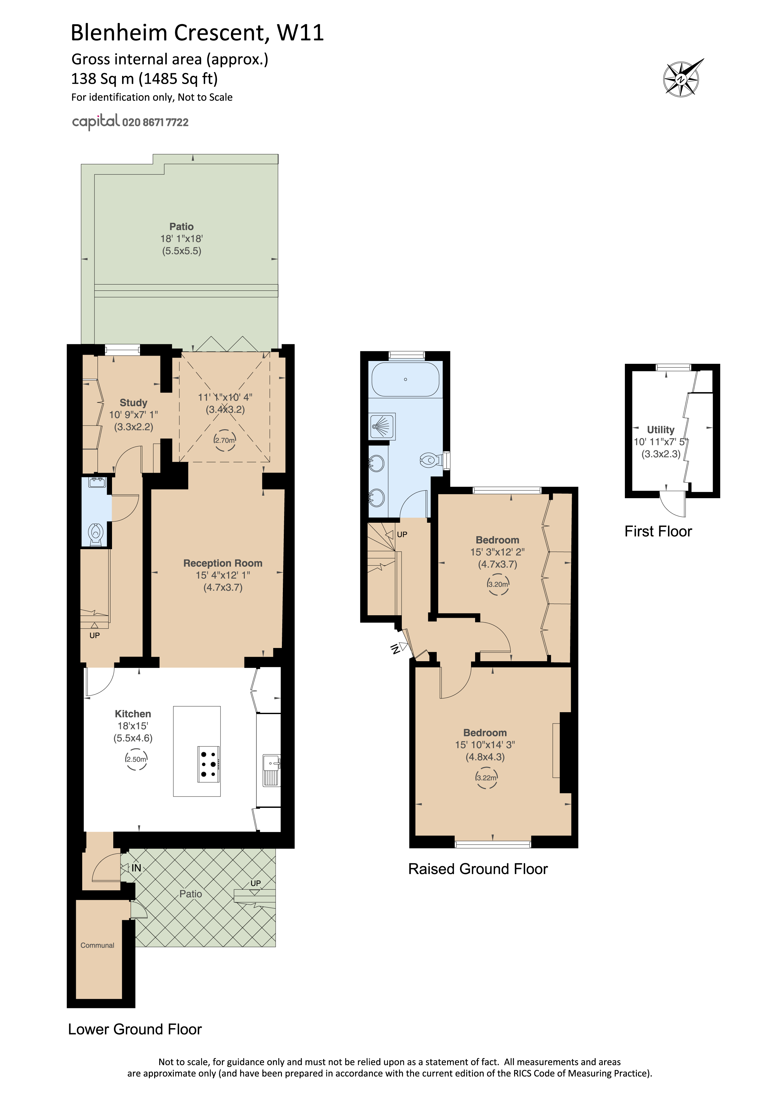 2 Bedrooms Flat for sale in Blenheim Crescent, London W11