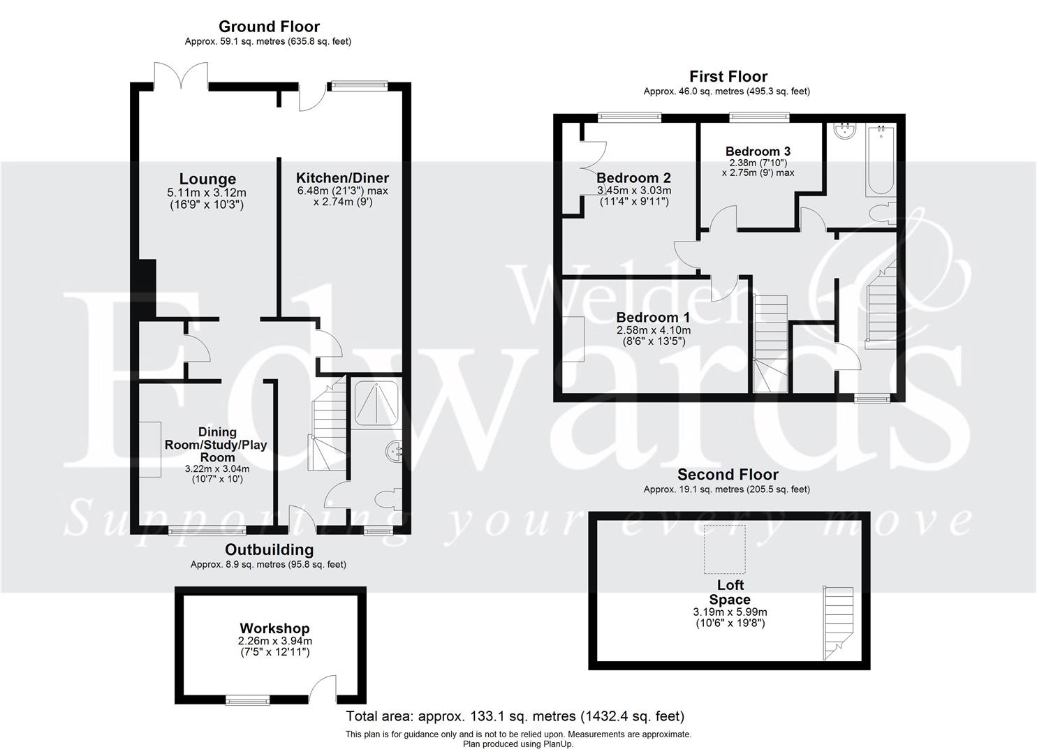 3, Hill Crest, Tiverton floorplan