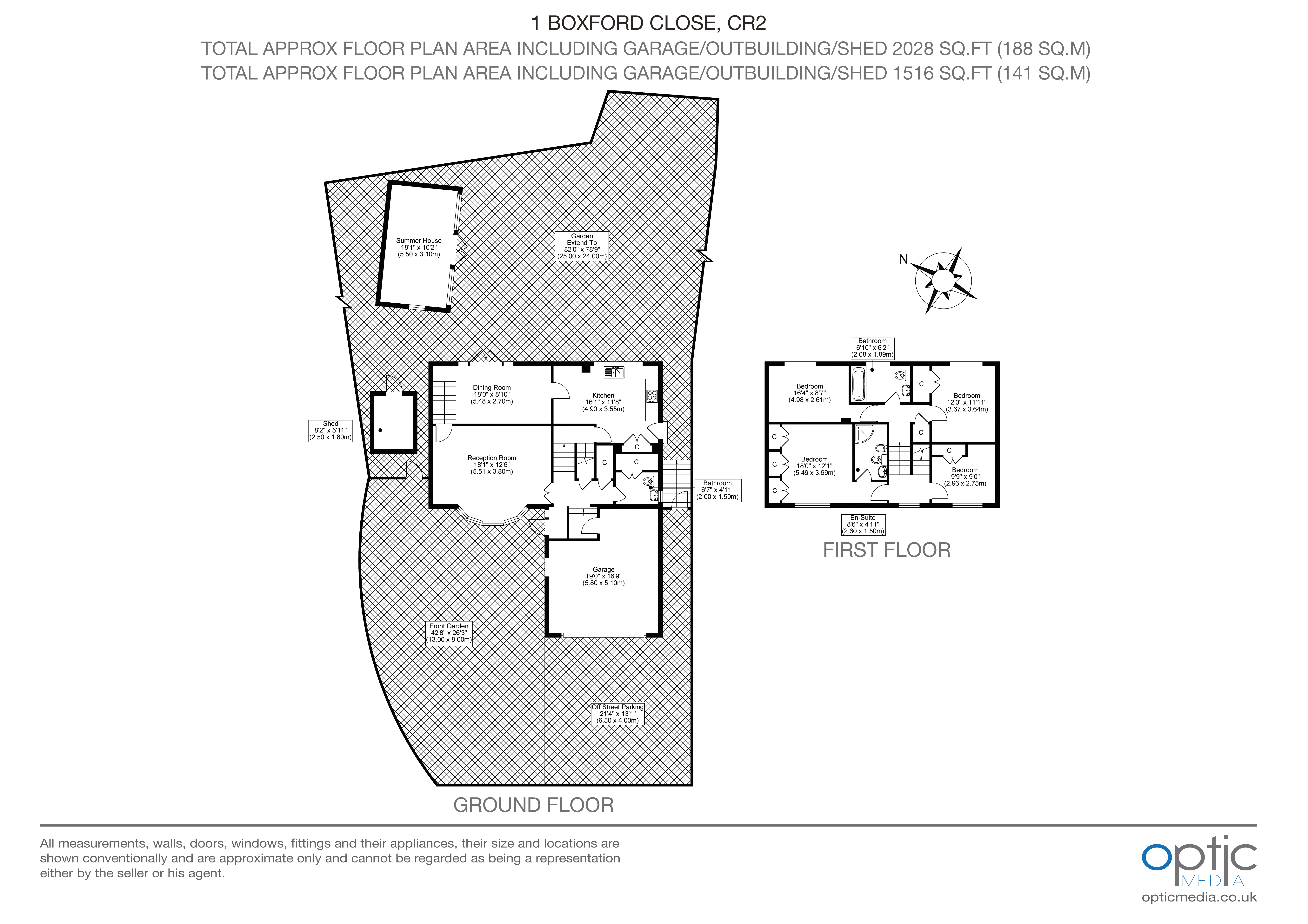 1, Boxford Close, Selsdon floorplan