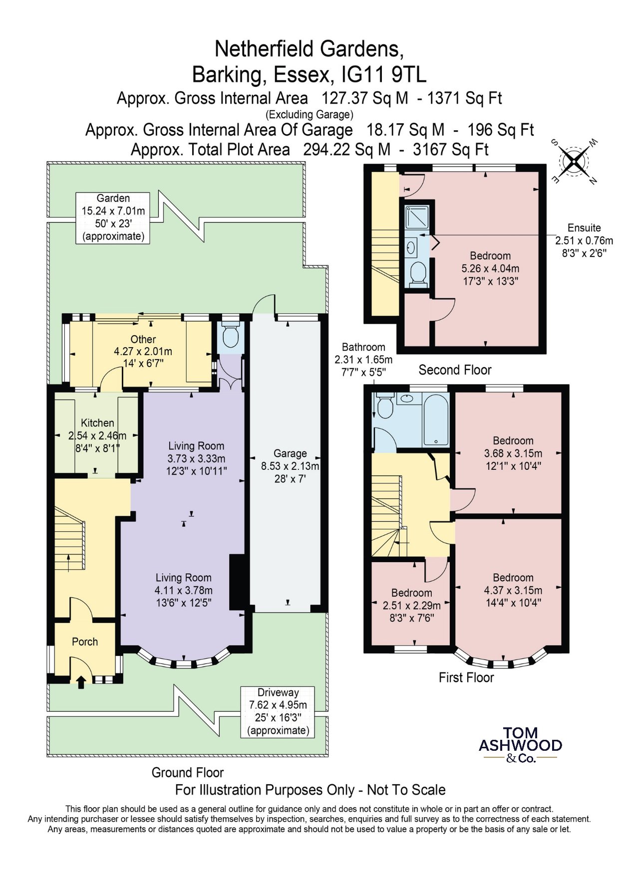 Netherfield Gardens, Barking floorplan