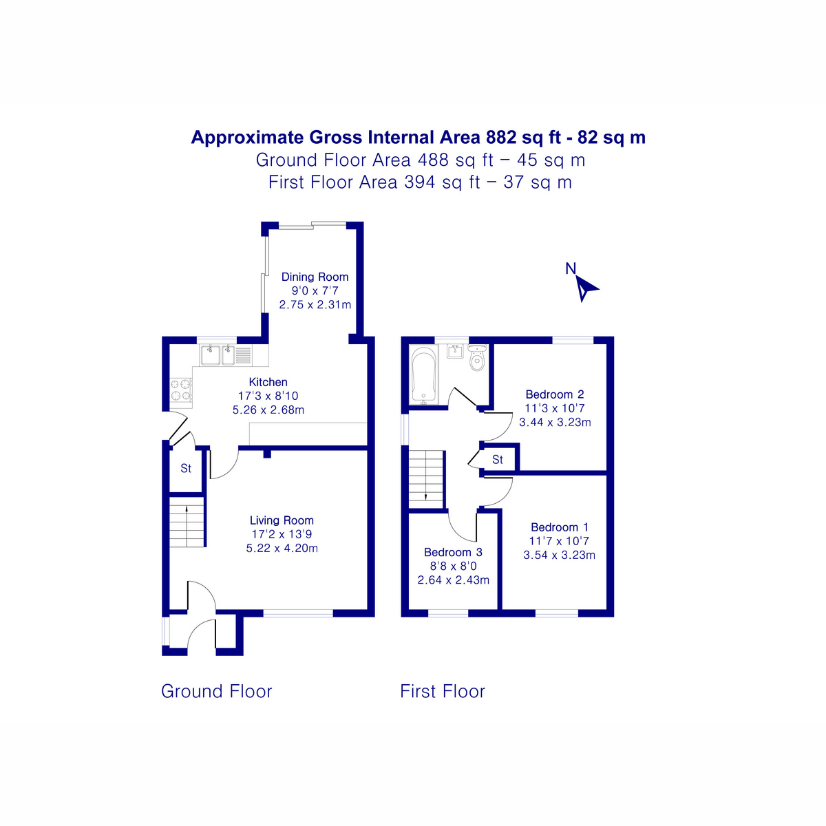 11, Austen Walk, Bicester floorplan