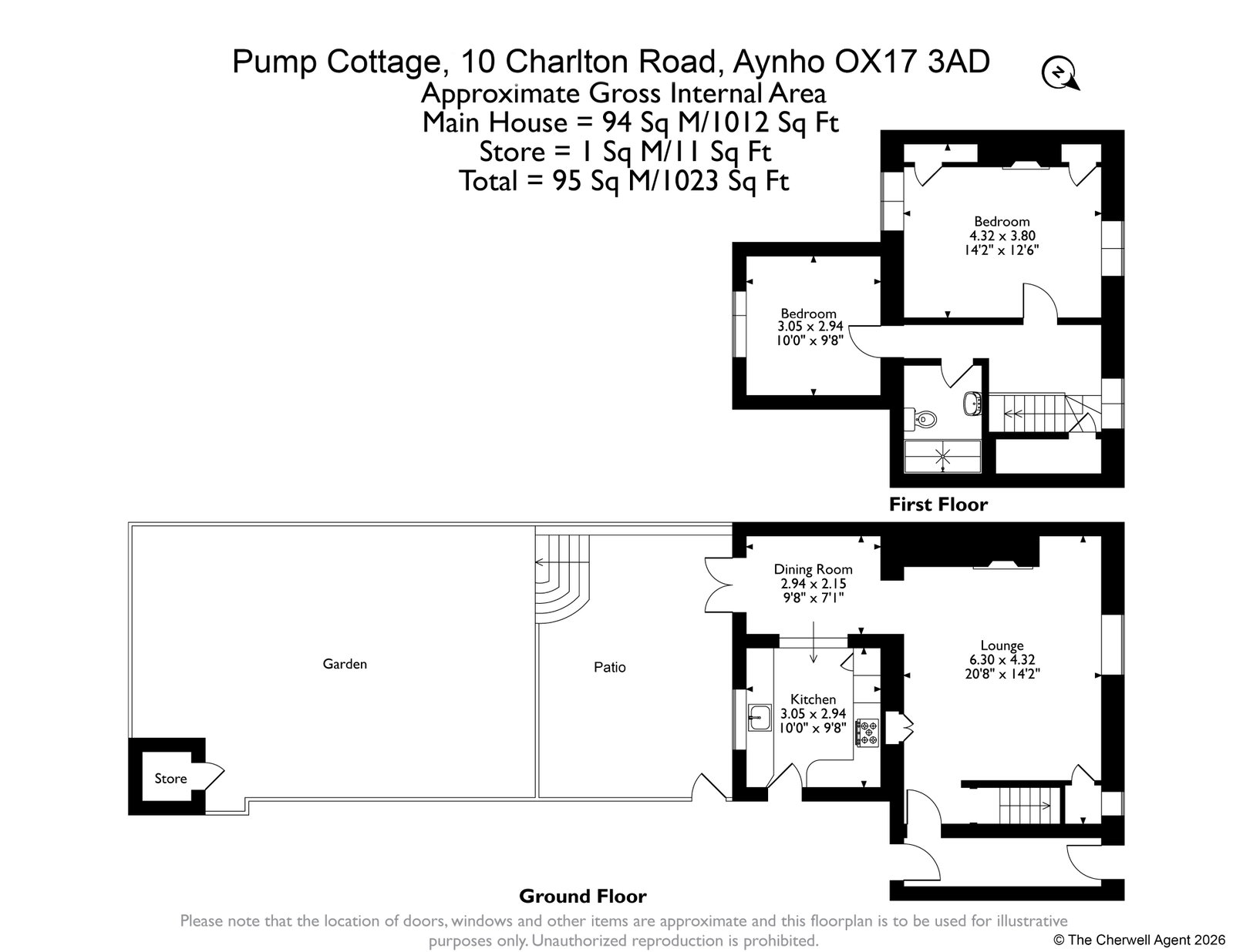 Pump Cottage, 10, Charlton Road, Banbury floorplan
