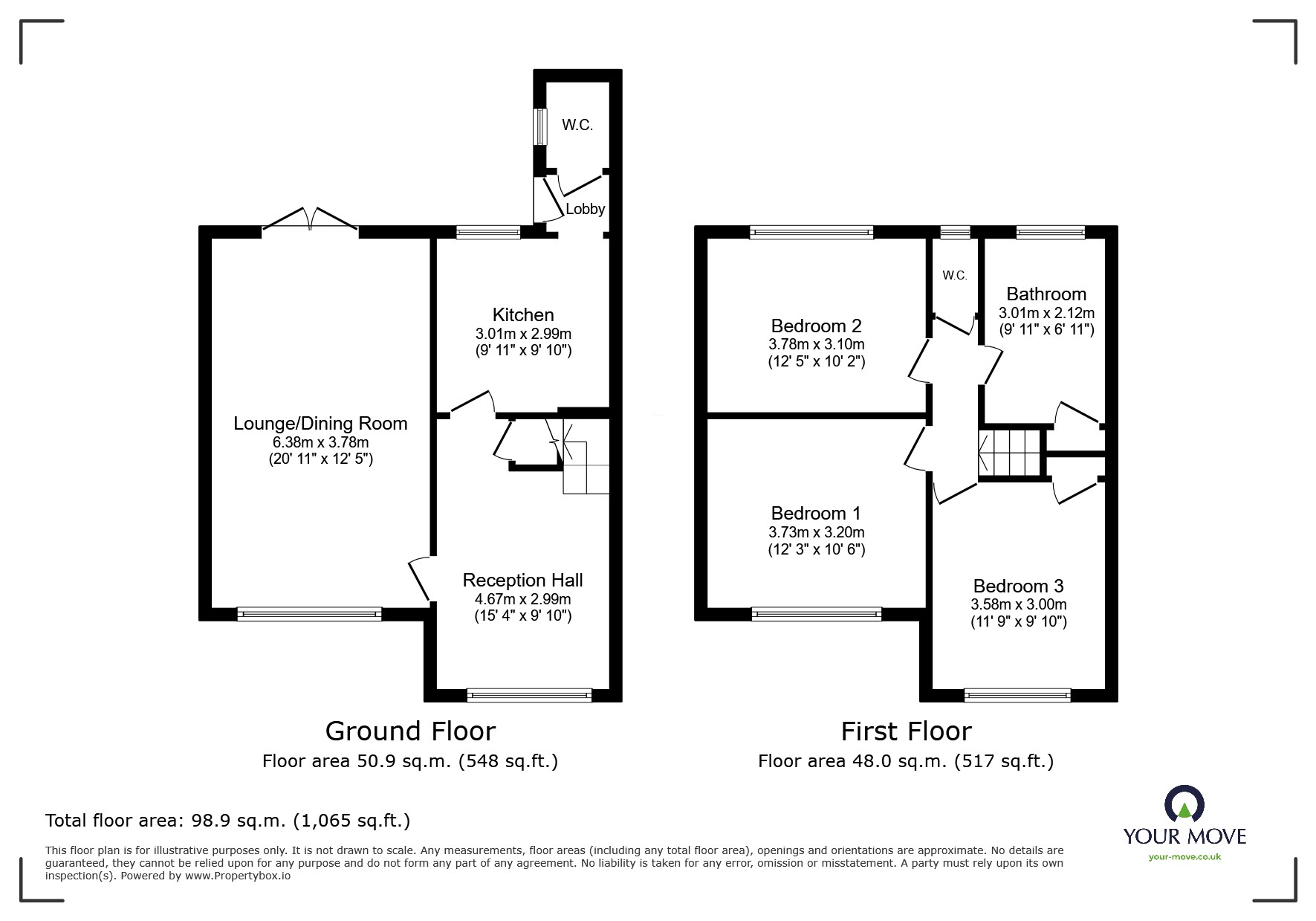 23, The Grove, South Yorkshire floorplan
