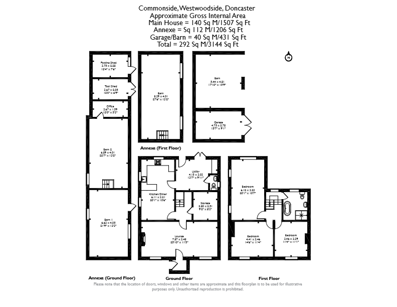 6, Commonside, Doncaster floorplan