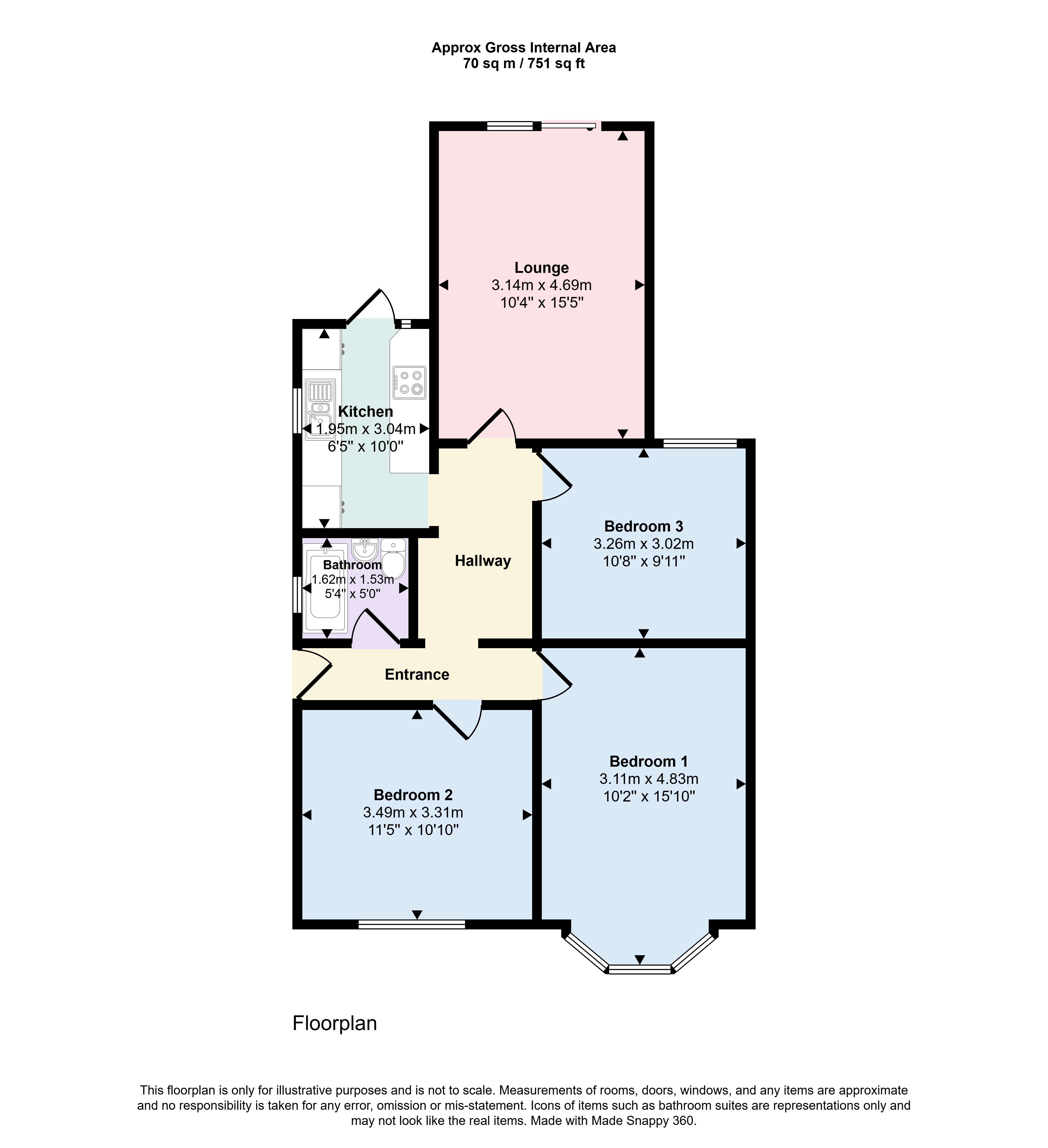 75, Layton Road, Poole floorplan
