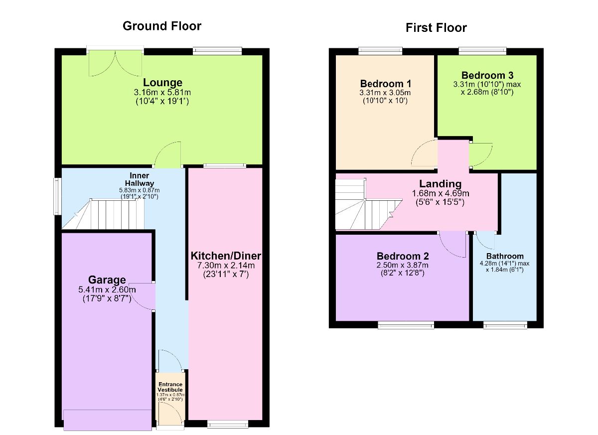 16 Bollin Close, Bolton floorplan