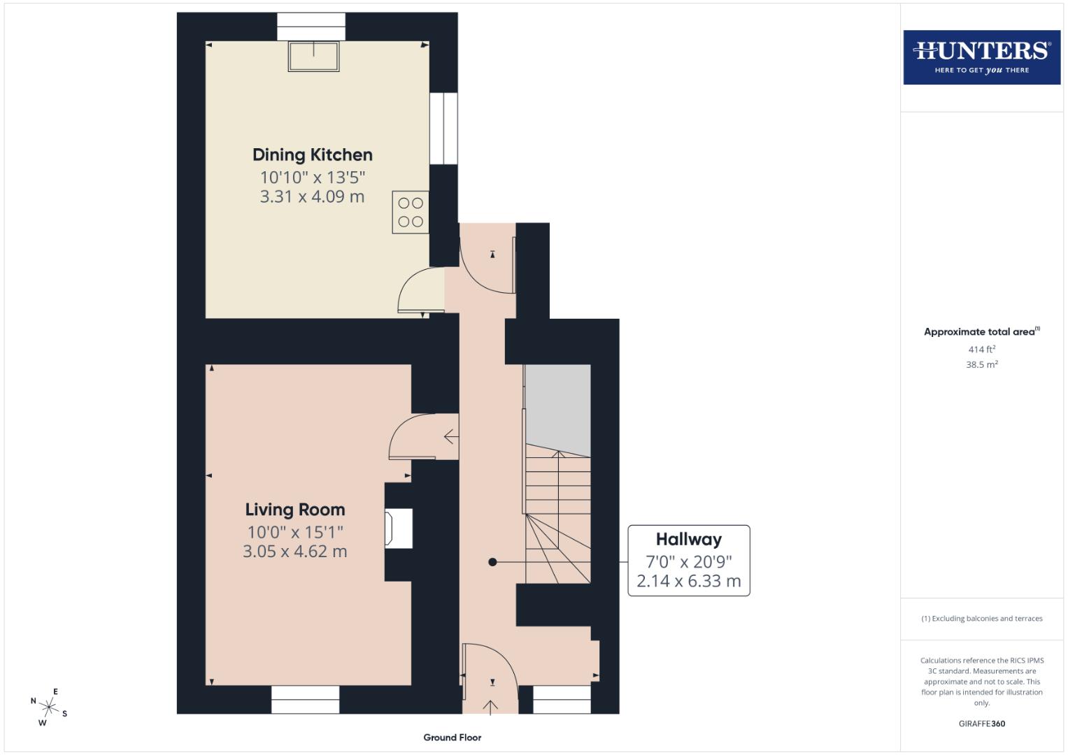 Lower Laurel Cottage, Falkins Hill, Brampton floorplan