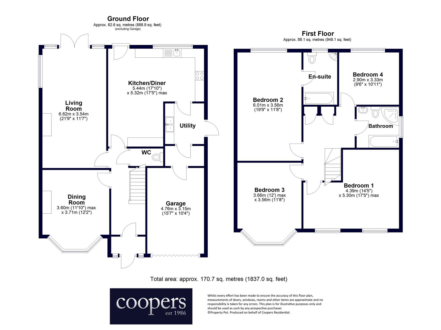 6, Ashcroft, Pinner floorplan