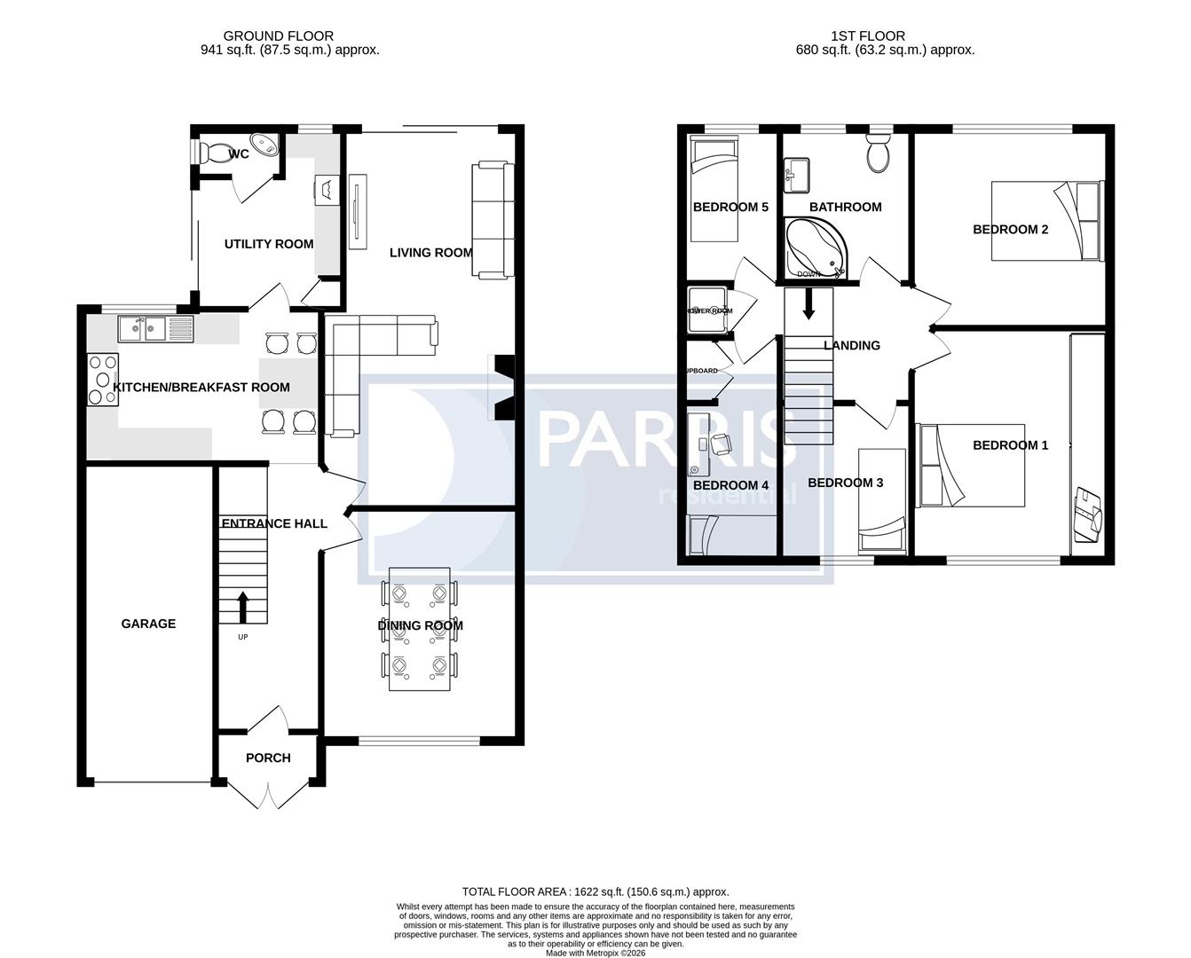 5, Berkeley Avenue, Bexleyheath floorplan