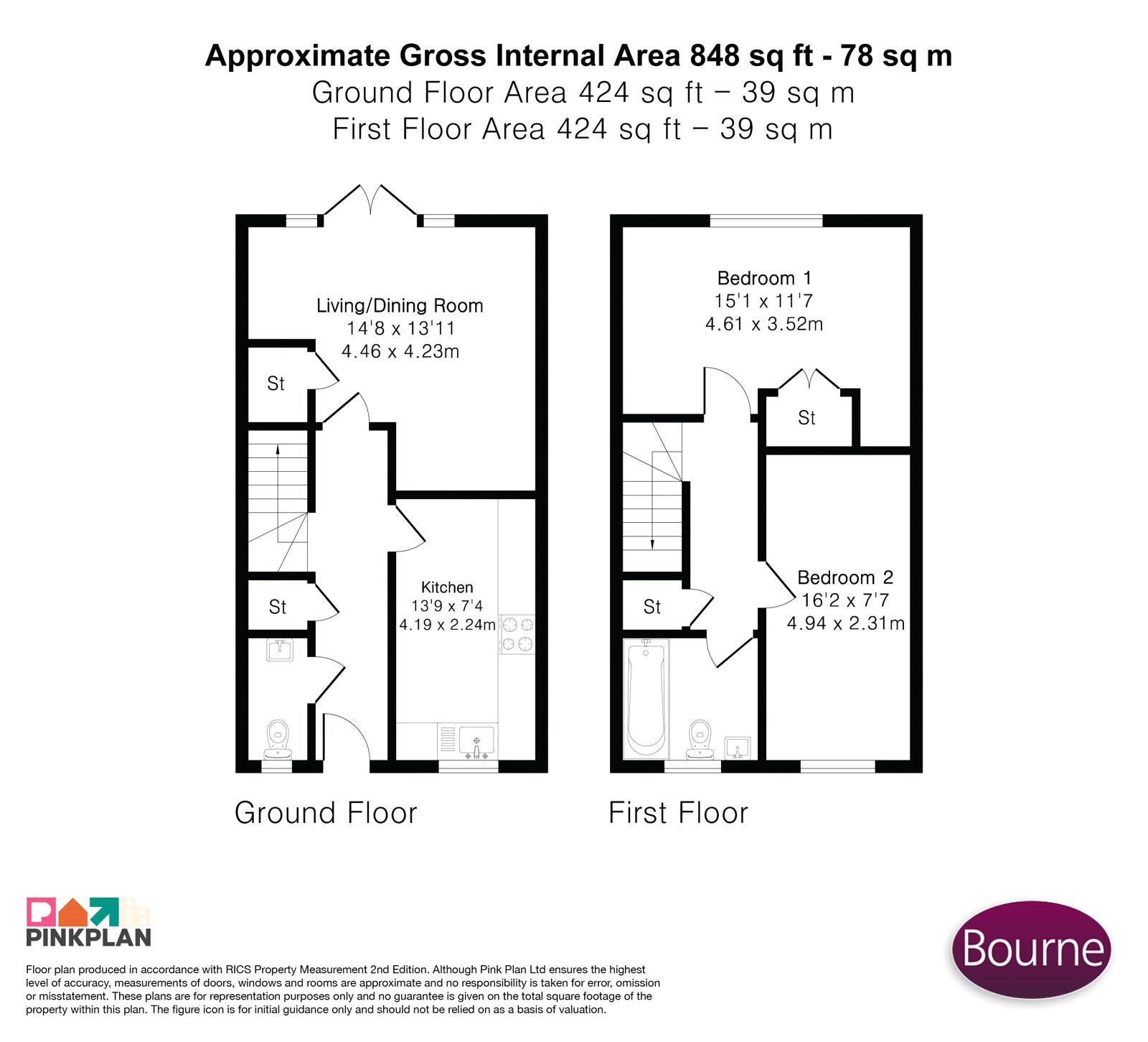 15, Baker Oats Drive, Farnham floorplan
