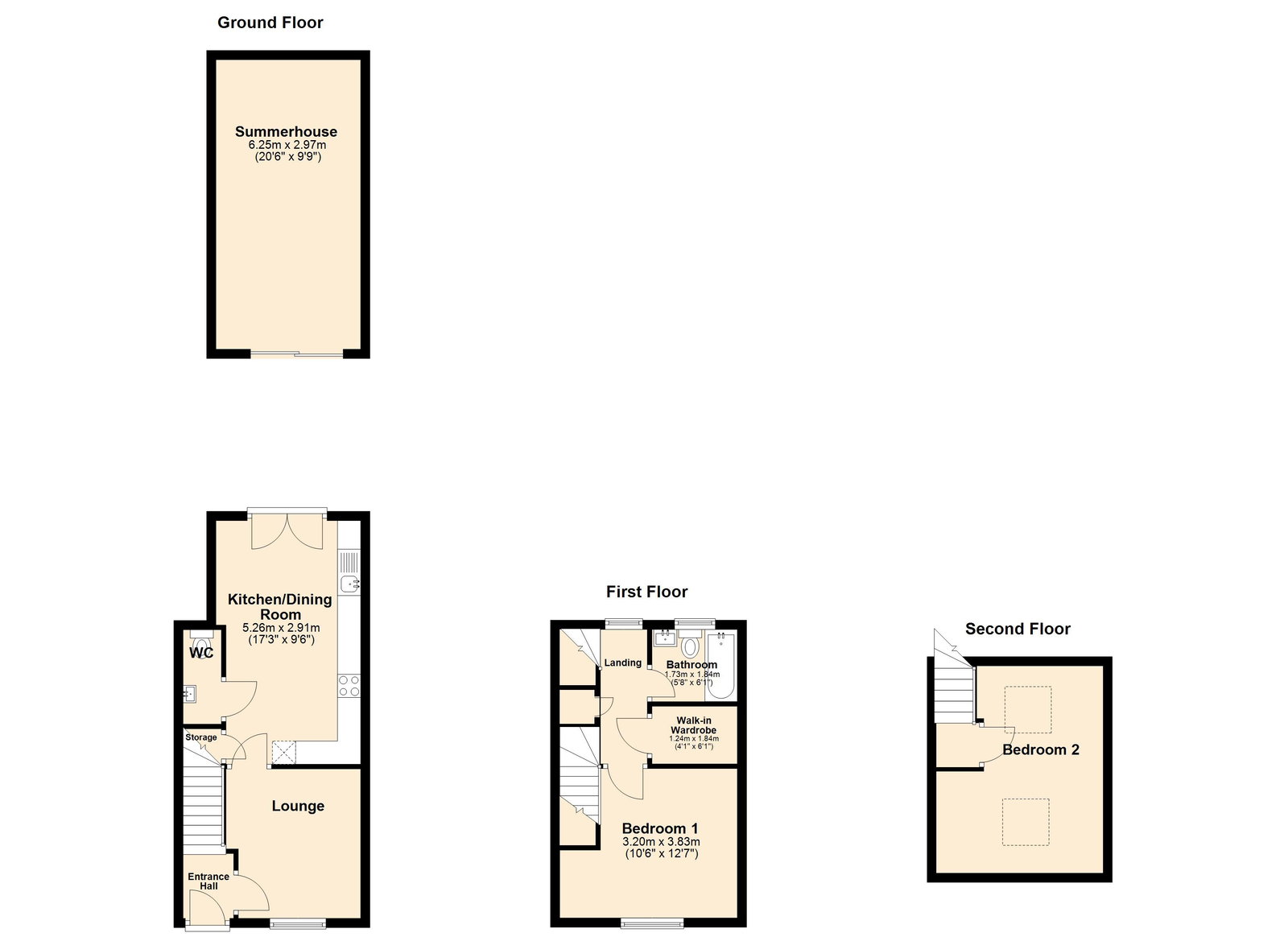 31, Sun Street, Swadlincote floorplan