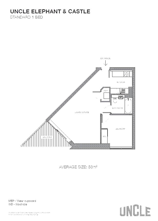 1 Bedrooms Flat to rent in Uncle Elephant & Castle, London SE1