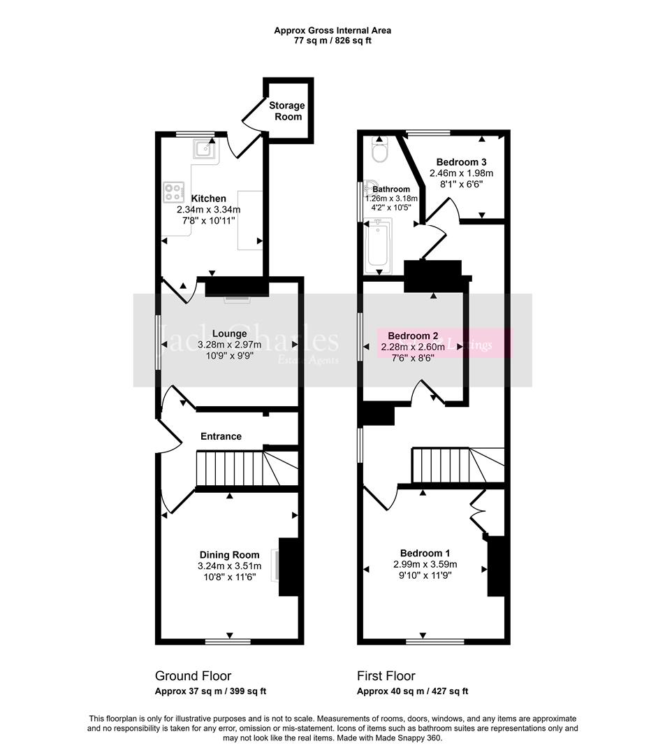 91, Lavender Hill, Tonbridge floorplan