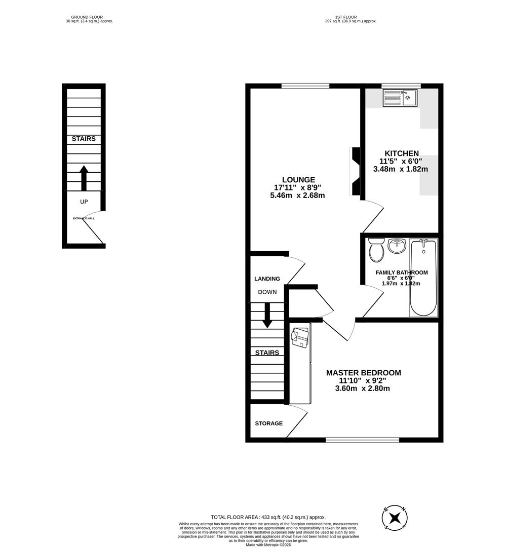 11, Black Croft, Chorley floorplan