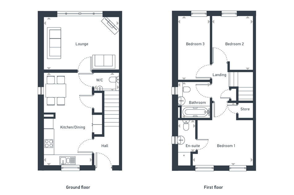 New home, 3 bed end terrace house for sale in Woodfield Way, Balby