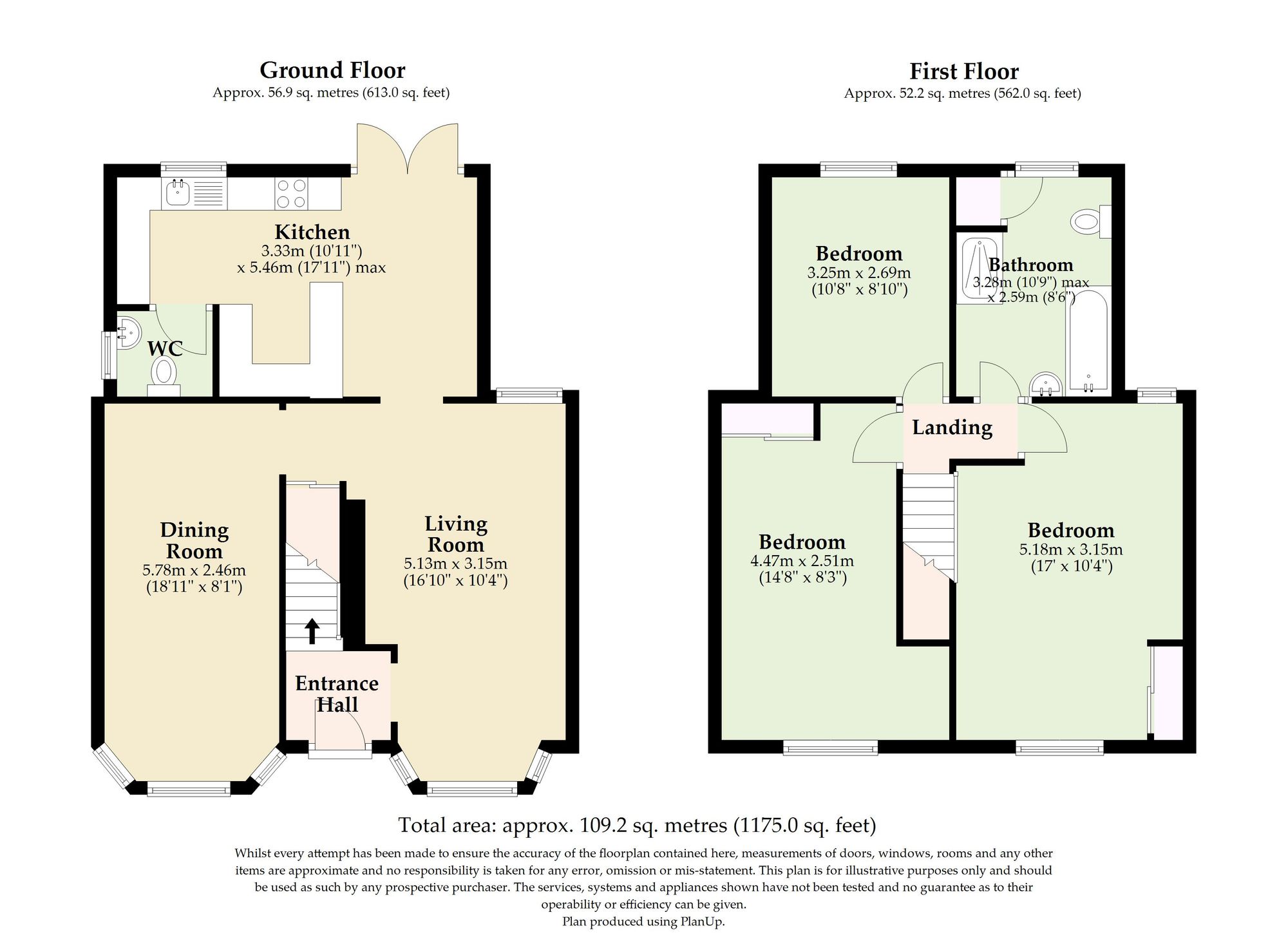 44 Lower Olland Street, Bungay floorplan