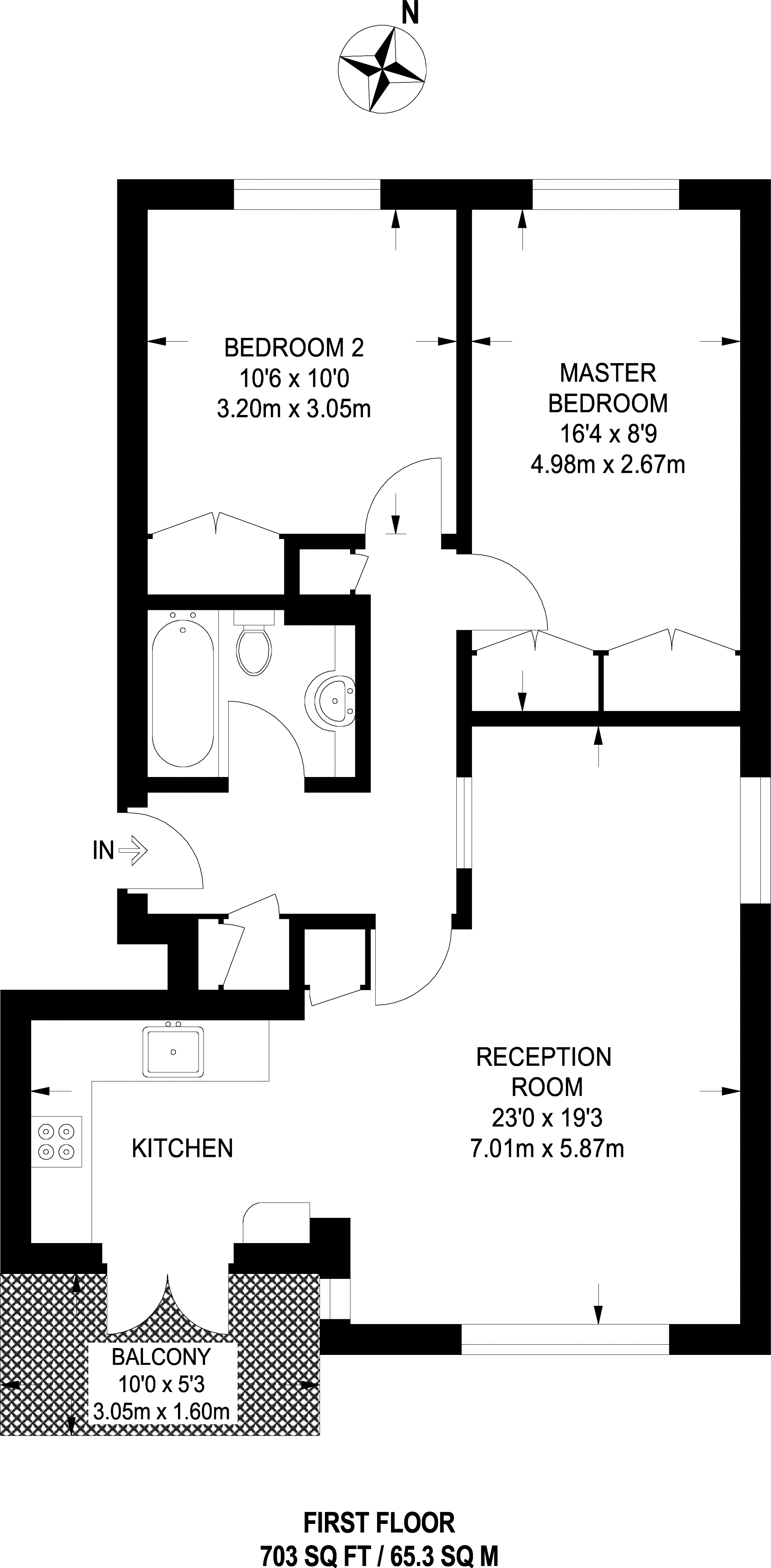 2 Bedrooms Flat to rent in Acacia Road, Acton W3