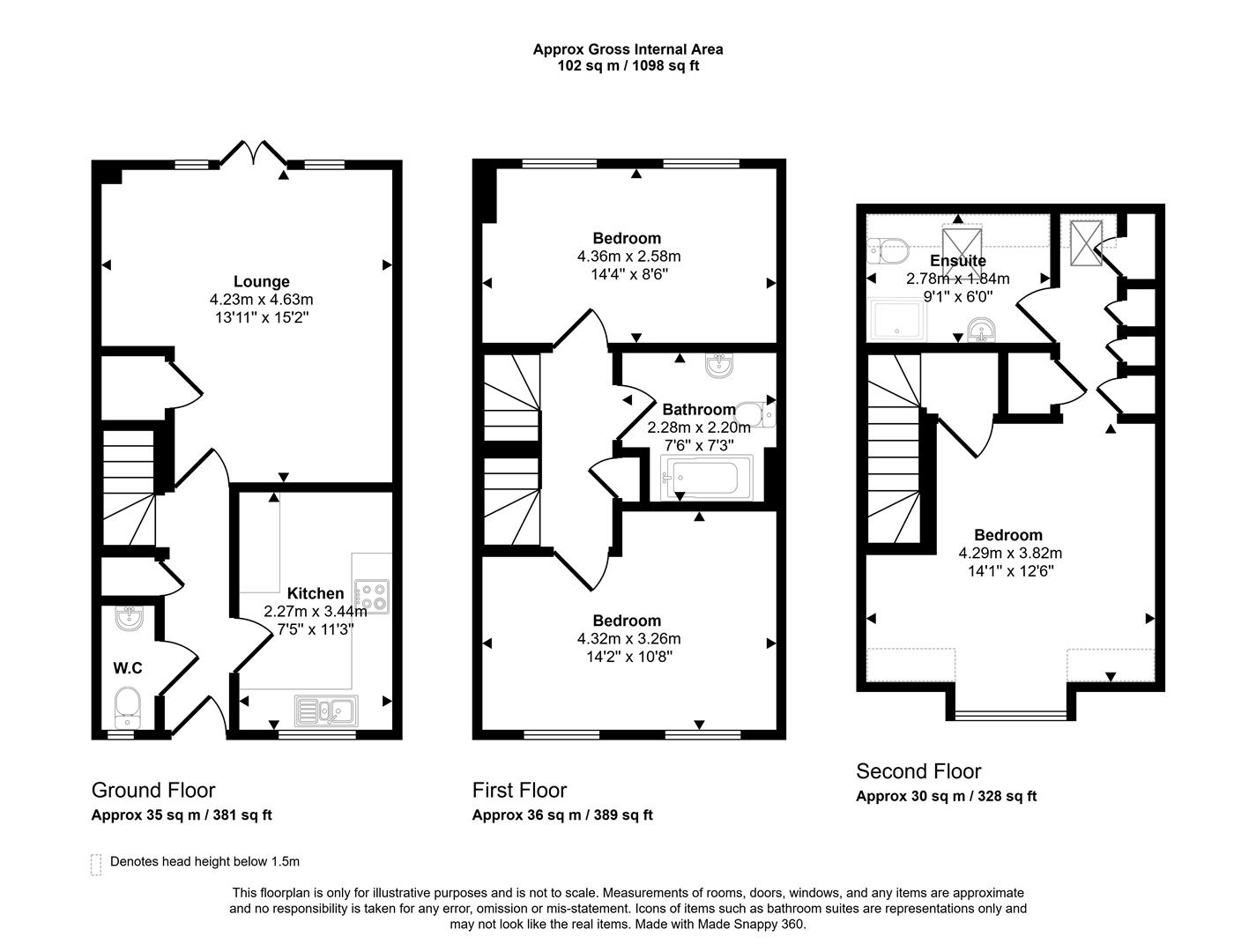 18, Parc Y Garreg, Kidwelly floorplan