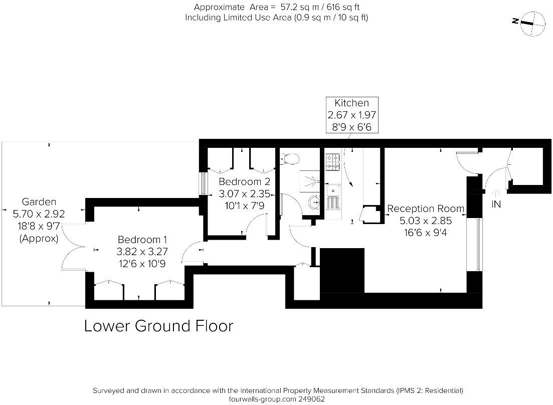 Basement, 144, Westbourne Grove, Notting Hill floorplan