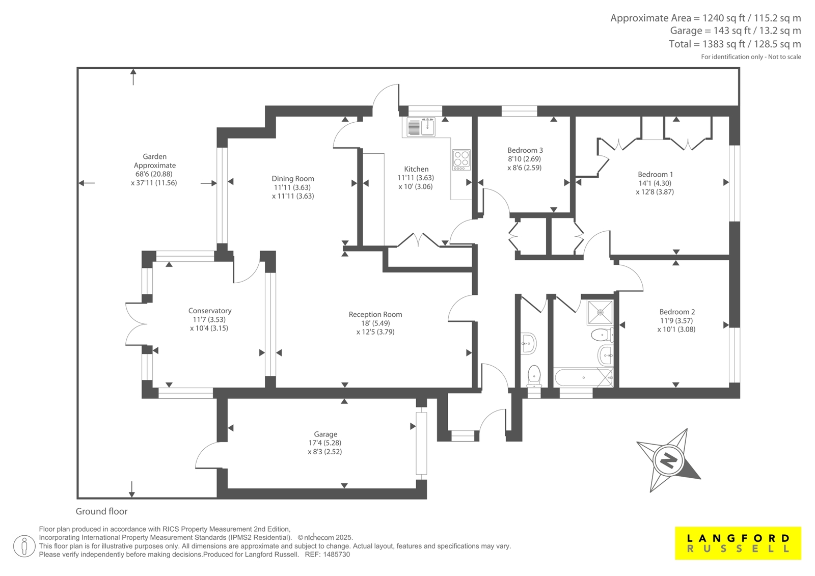 2, Highwood Close, Orpington floorplan