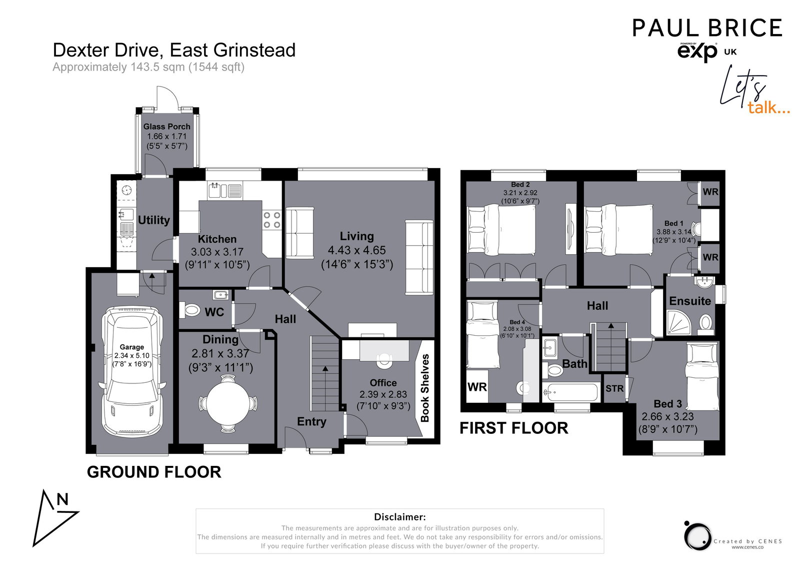 3, Dexter Drive, East Grinstead floorplan
