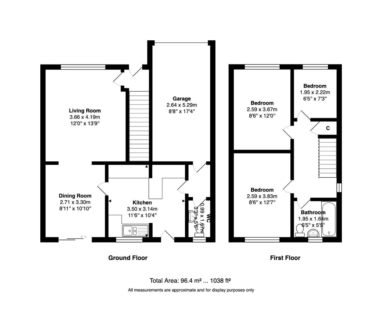 2, Regency Park Road, Pudsey floorplan