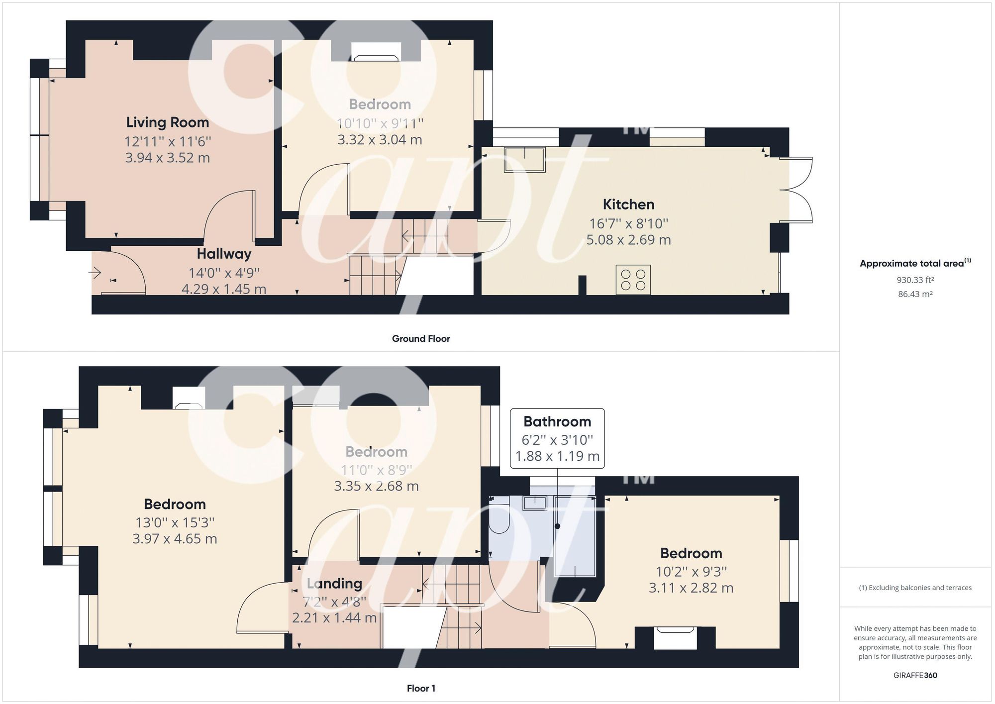 52 Loder Road (3 bed), Brighton floorplan