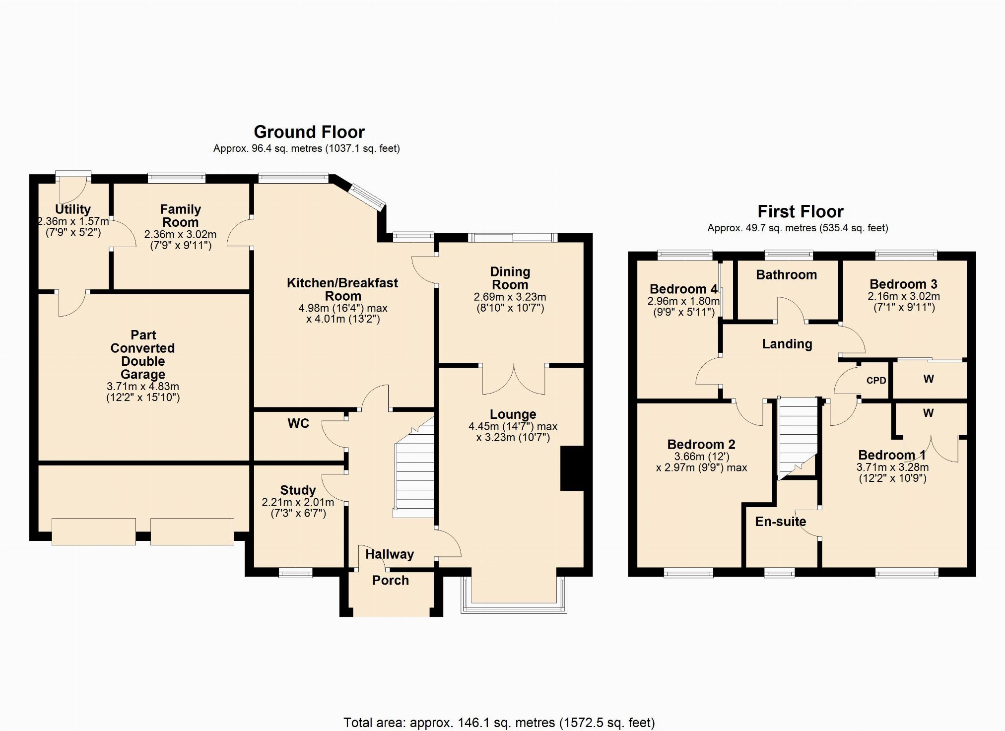 4 Bedrooms Detached house for sale in Clumber Drive, Edgemont Grange, Northampton NN3