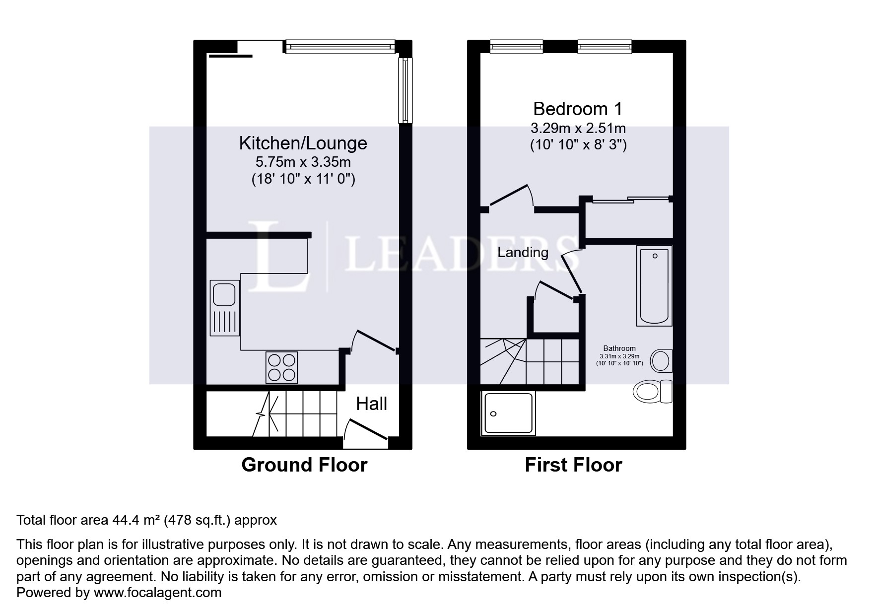 250, Horsham Gates Two, North Street floorplan