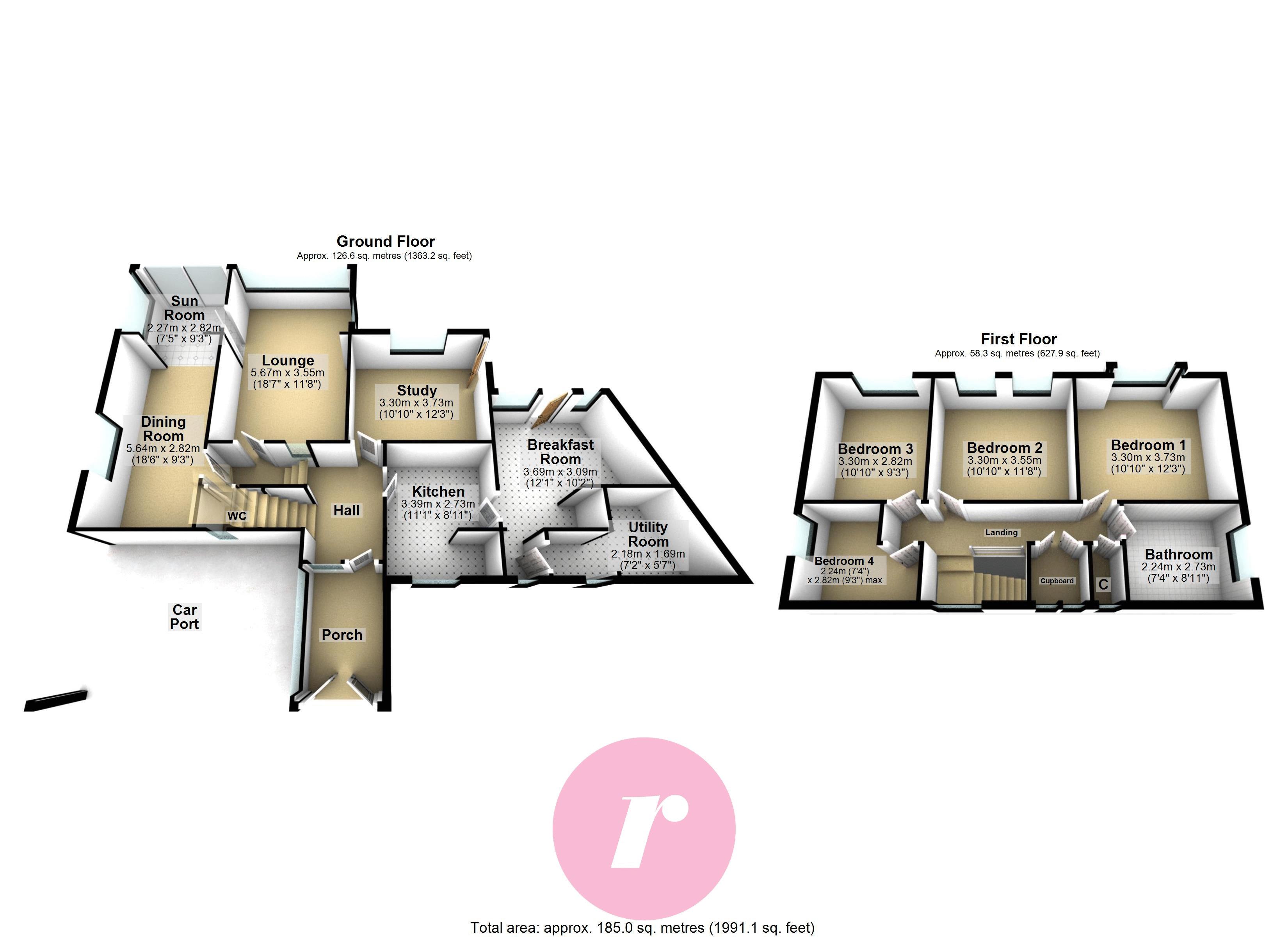 4, Eton Close, Rochdale floorplan