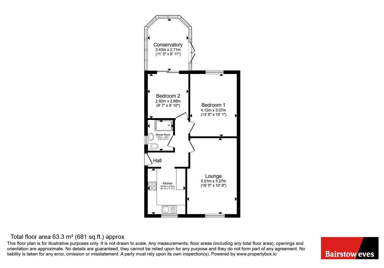 20, Windsor Drive, Nottinghamshire floorplan