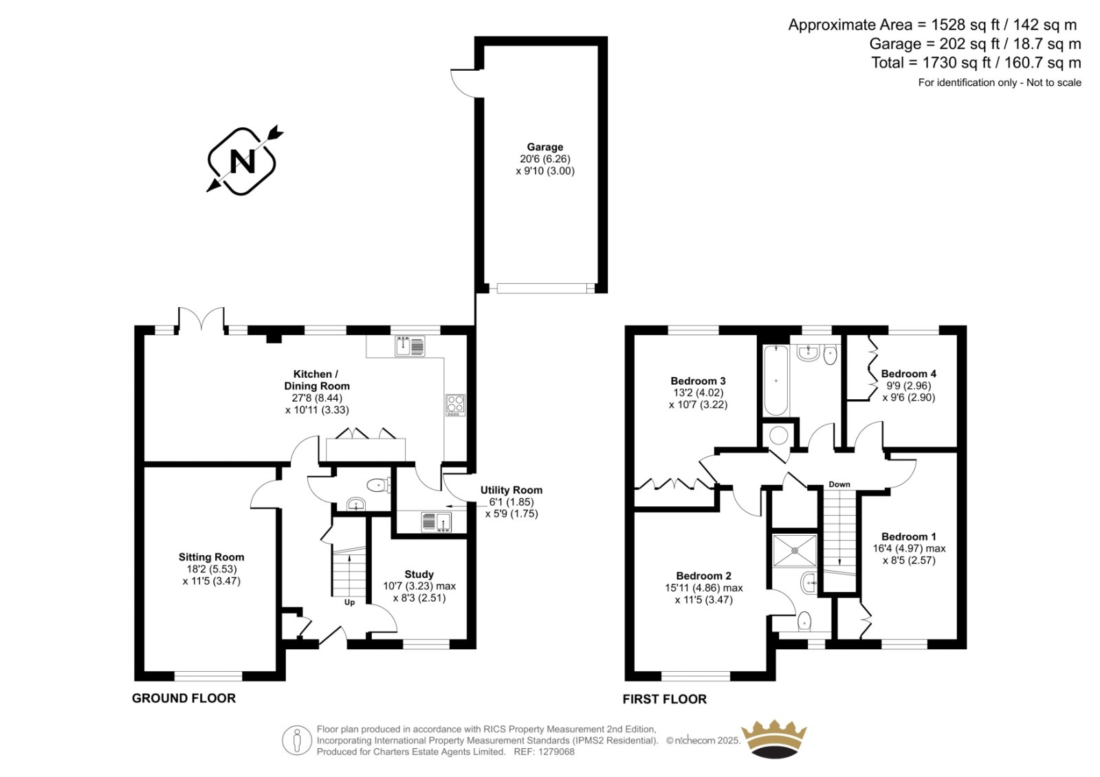 57, Carpenters Way, Farnham floorplan