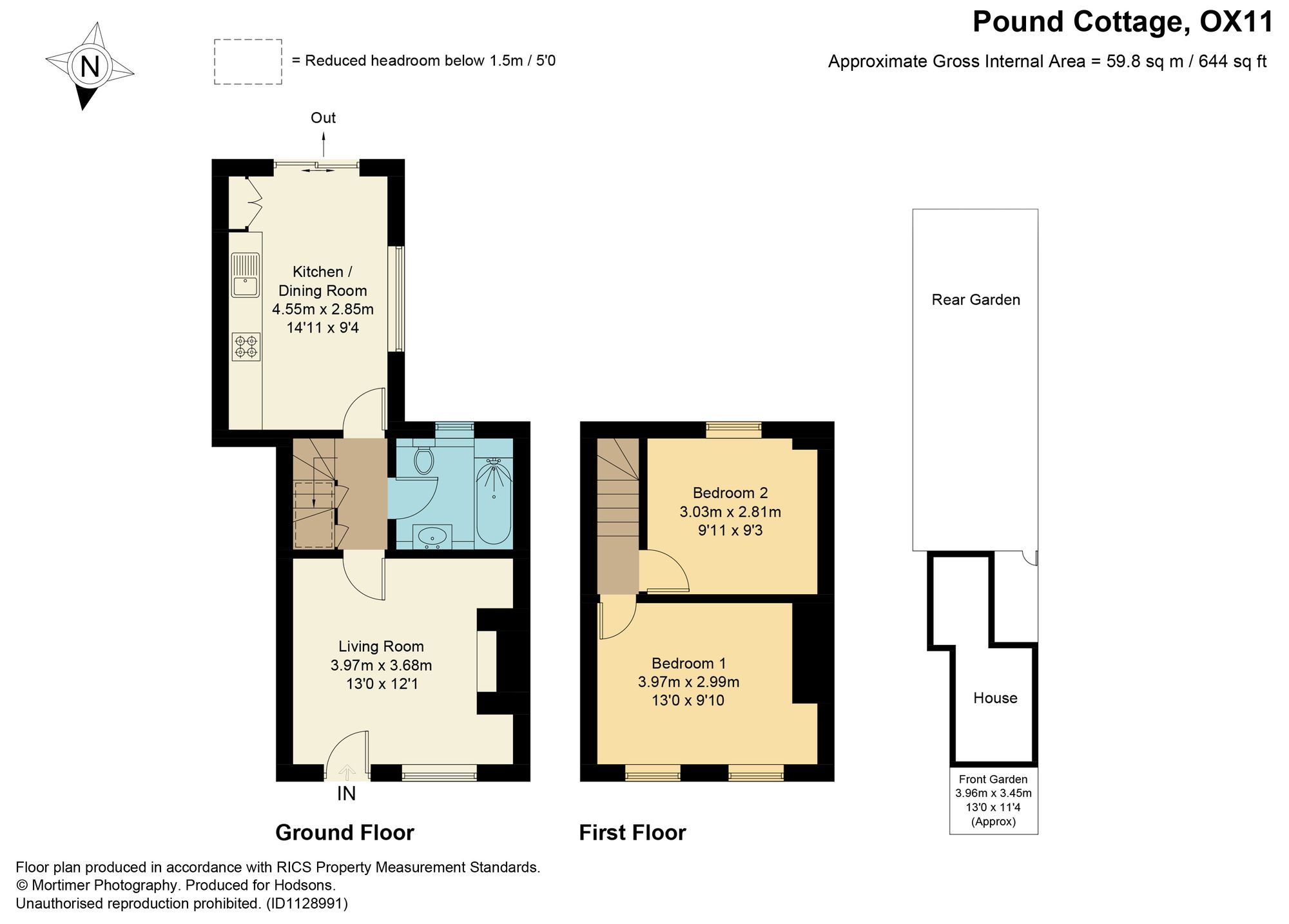 Pound Cottage, London Road, Blewbury floorplan