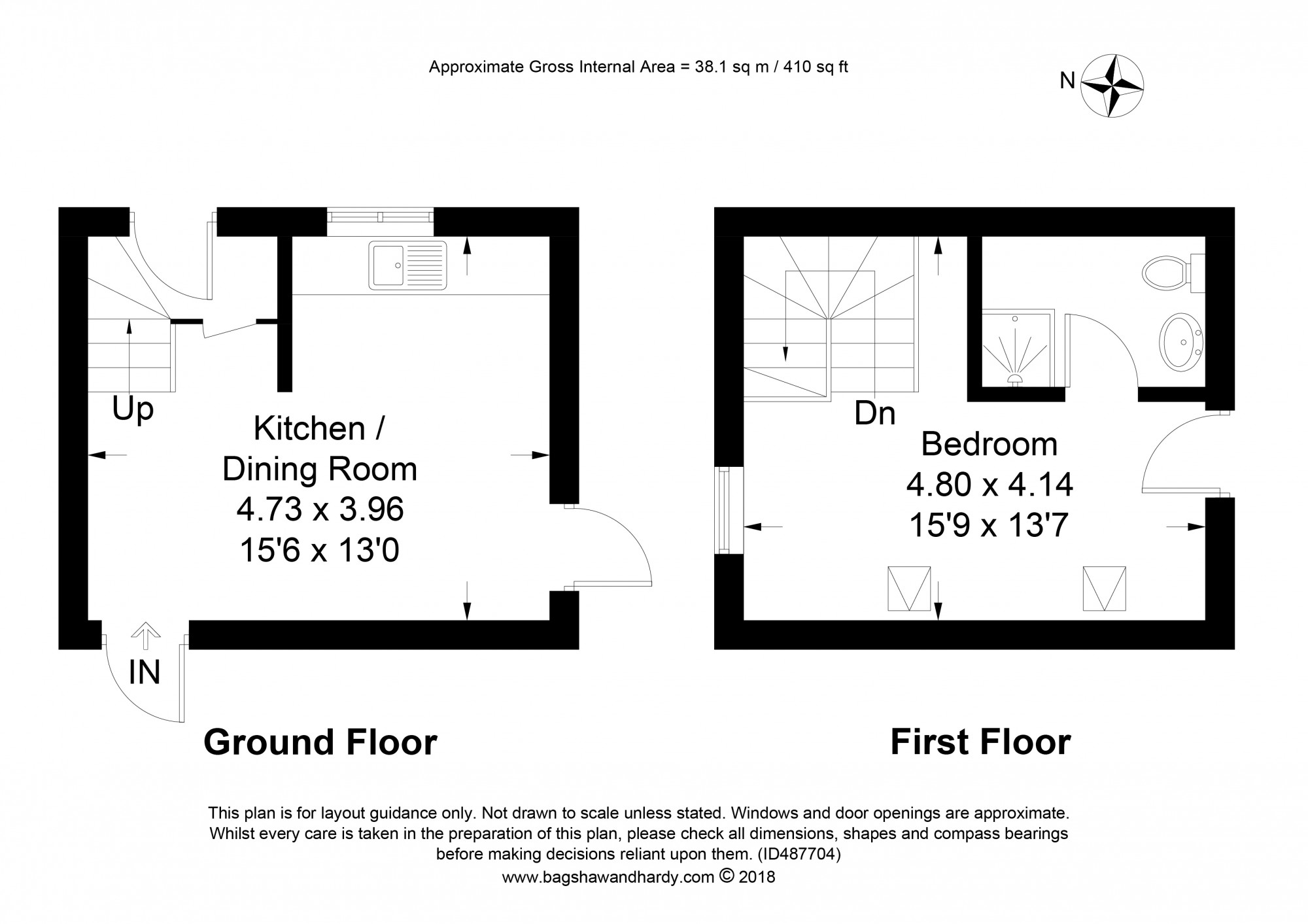 1 Bedrooms Cottage to rent in Horsham Road, Dorking, Surrey RH5