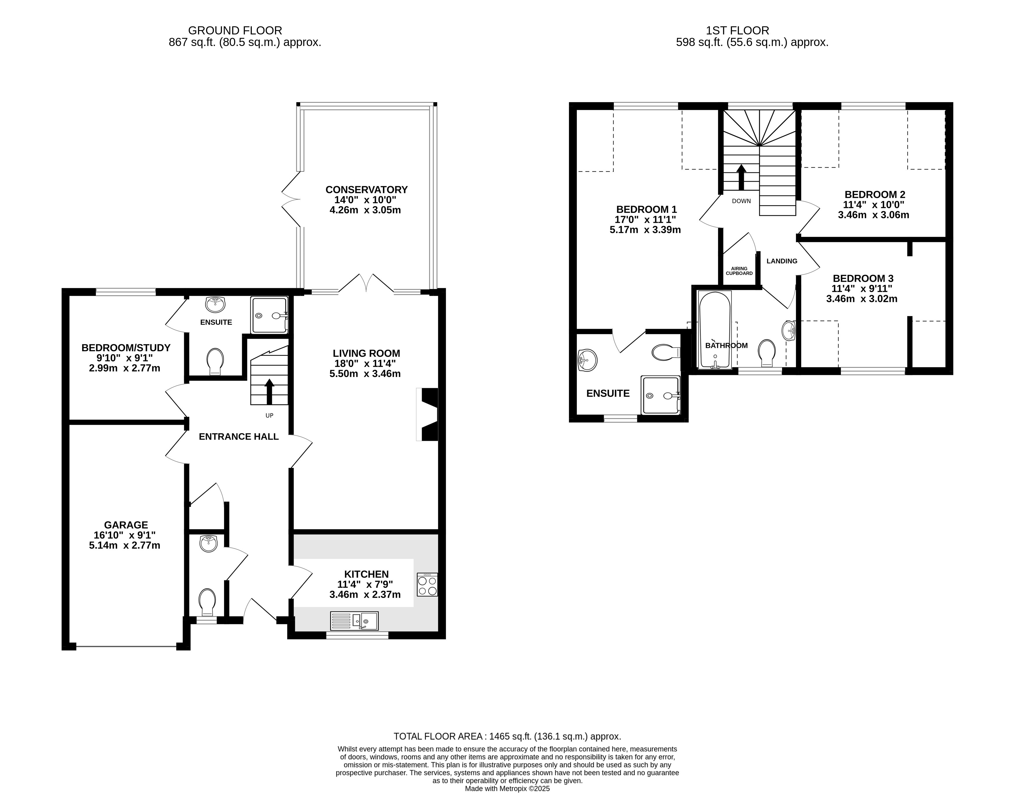 5, Malms Close, Kensworth floorplan