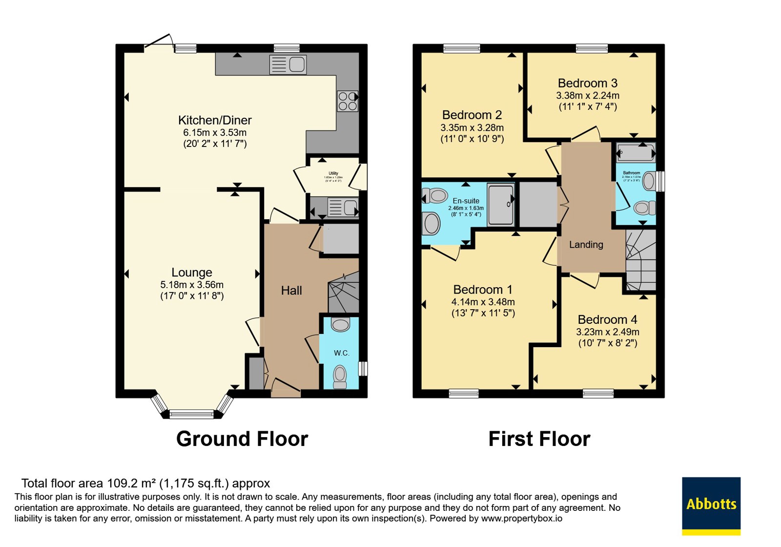 4, Waller Drive, Norfolk floorplan