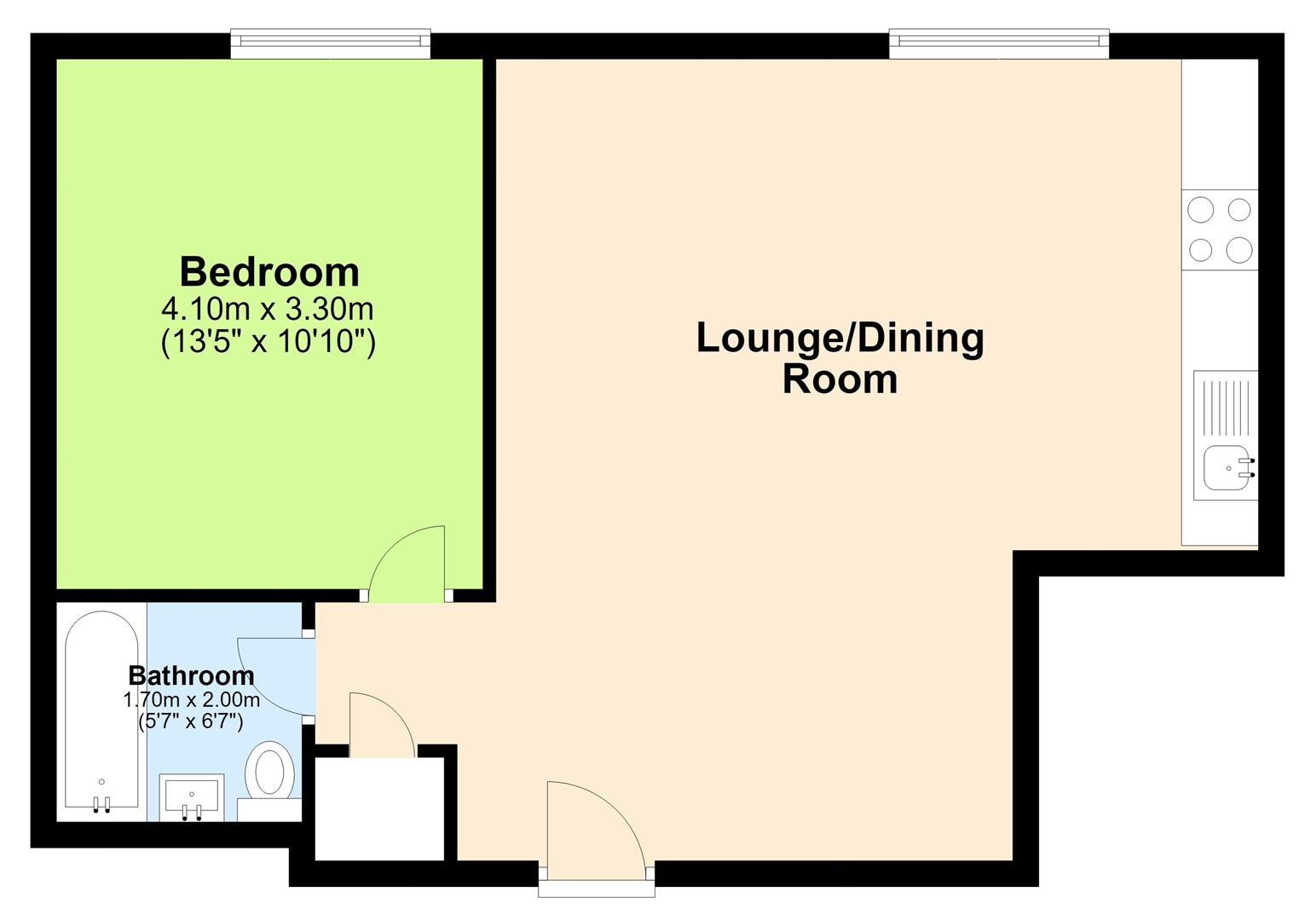1 Toto House, Saville Street, Bolton floorplan