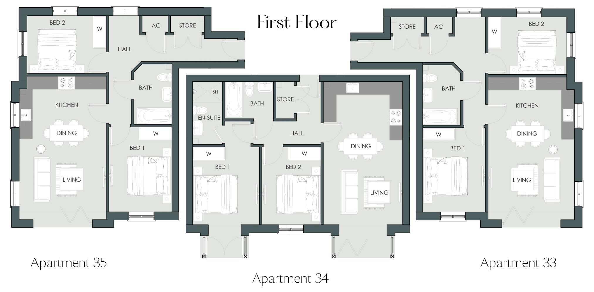 The Meadow, Gwladus Gardens, Raglan floorplan