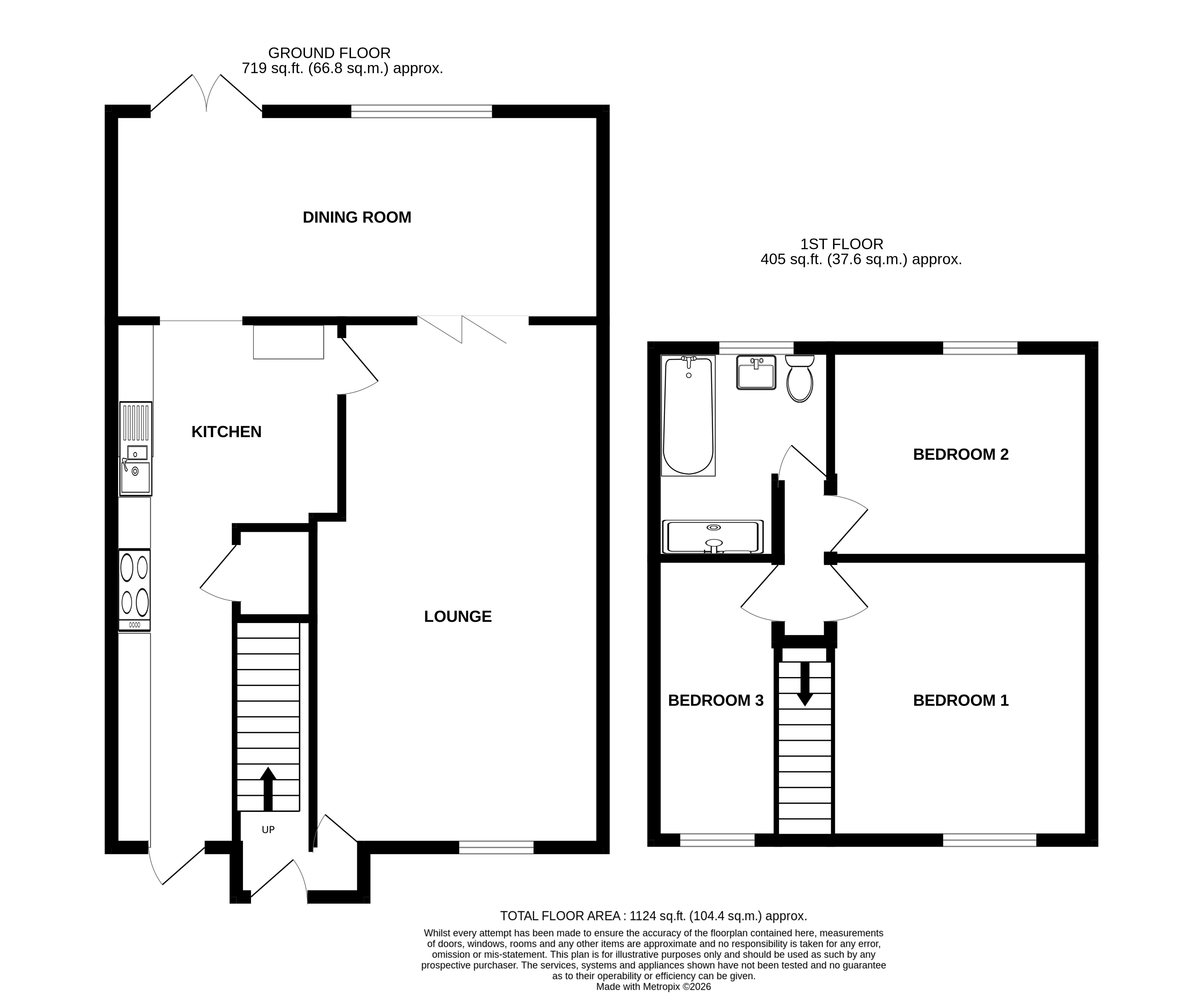 56, Cedar Avenue, Colchester floorplan