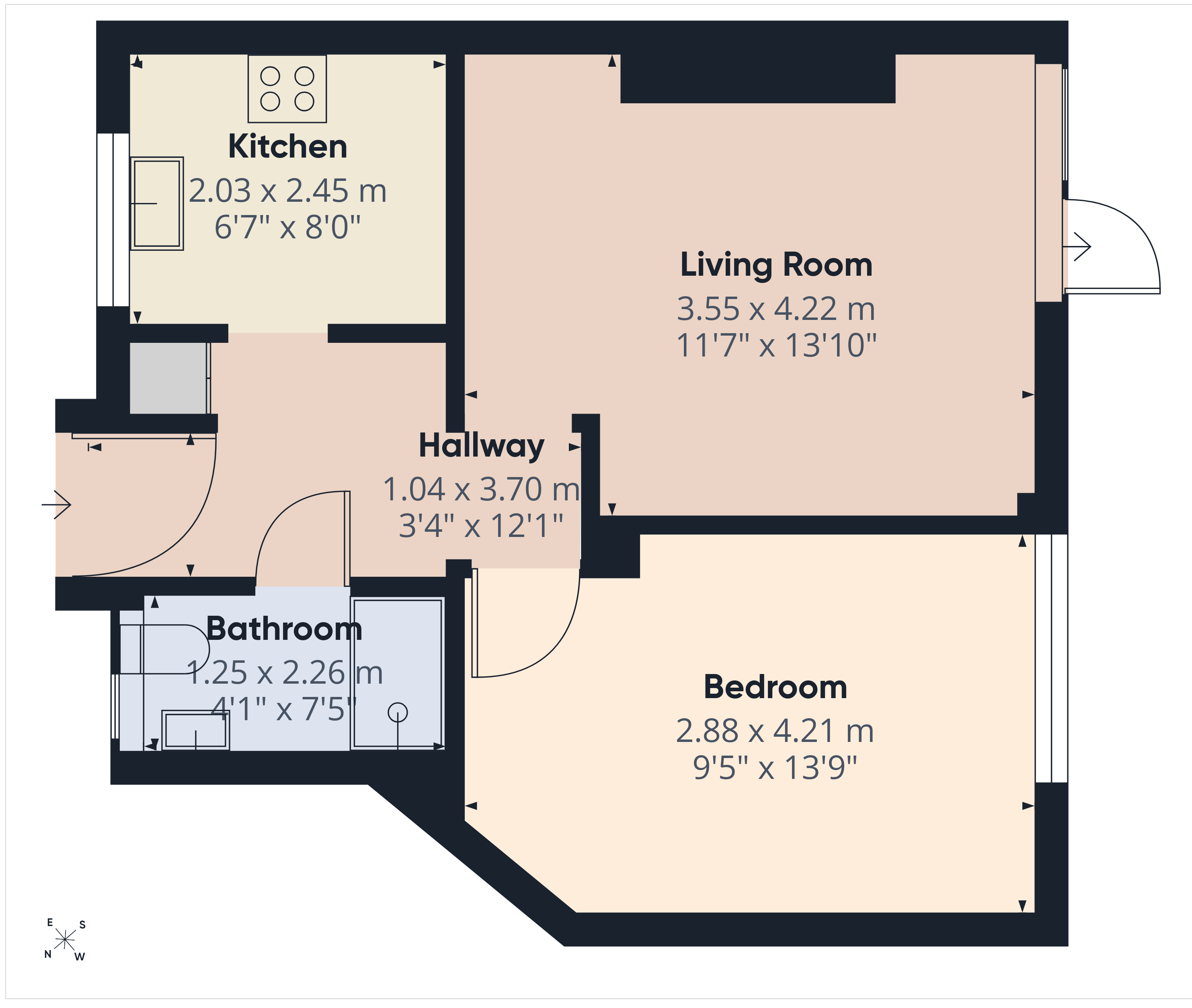 Fountain House, Bermondsey floorplan