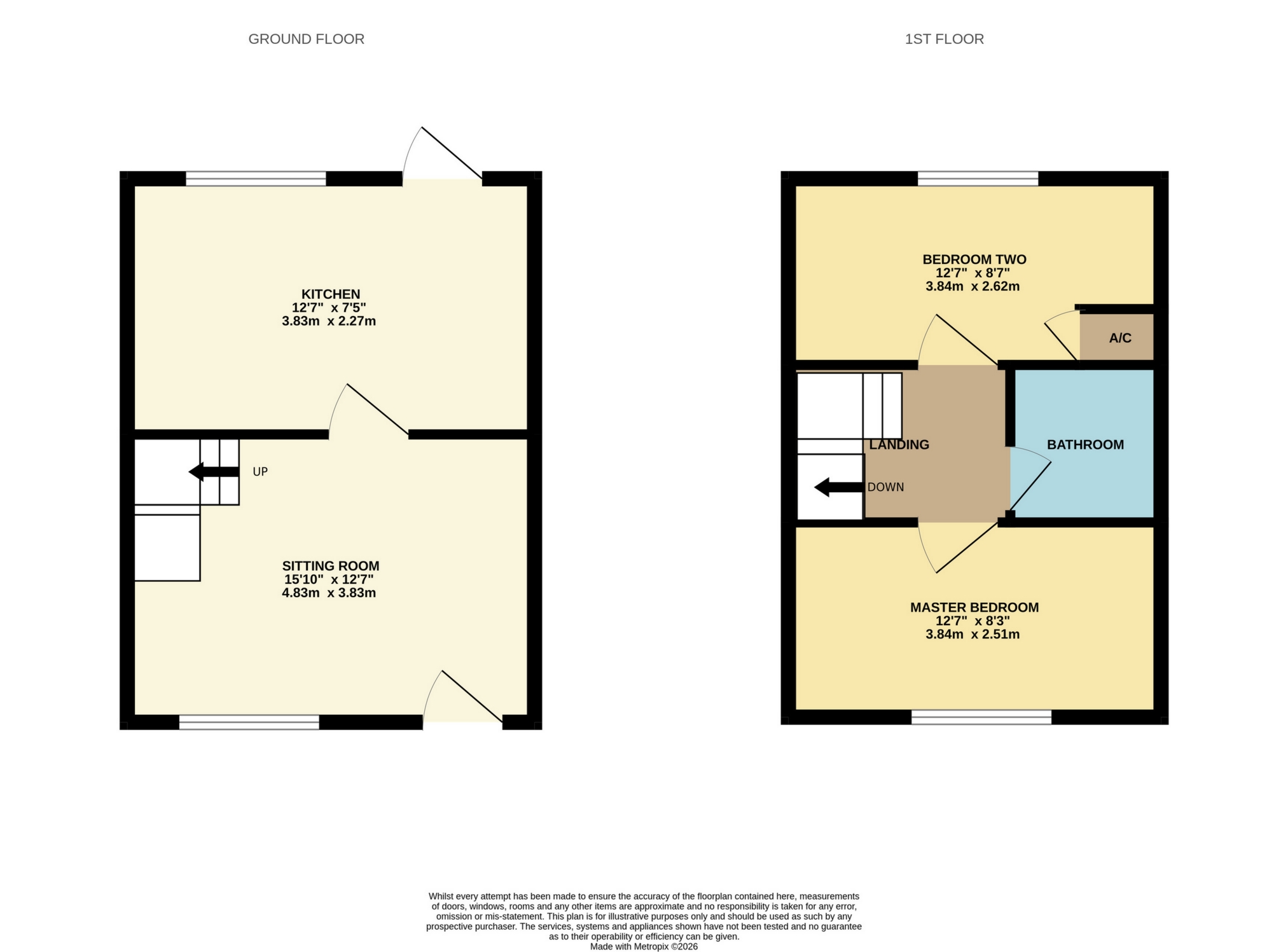 48, Gainsborough Way, Yeovil floorplan